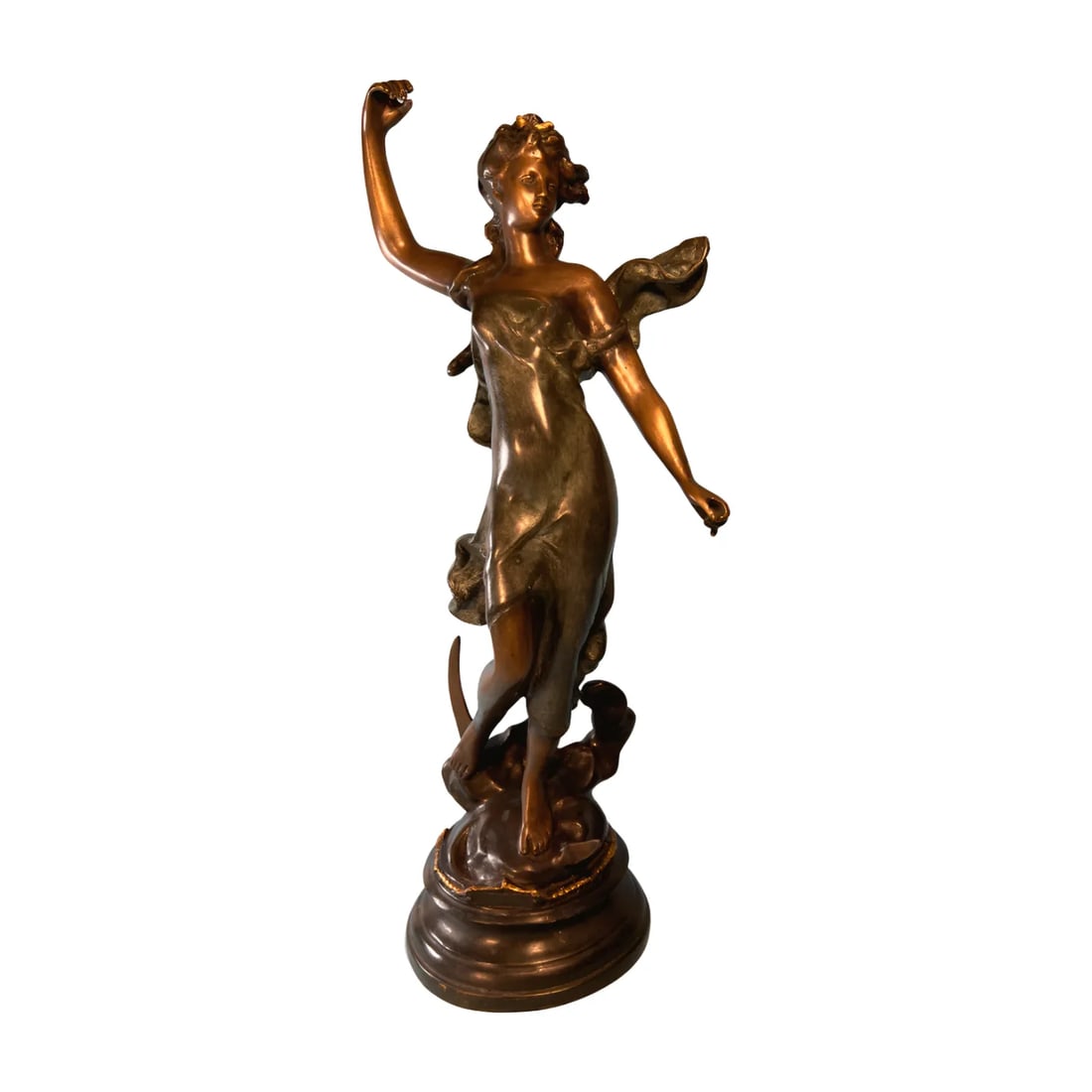 H. Moreau Bronze Sculpture Diane - 9