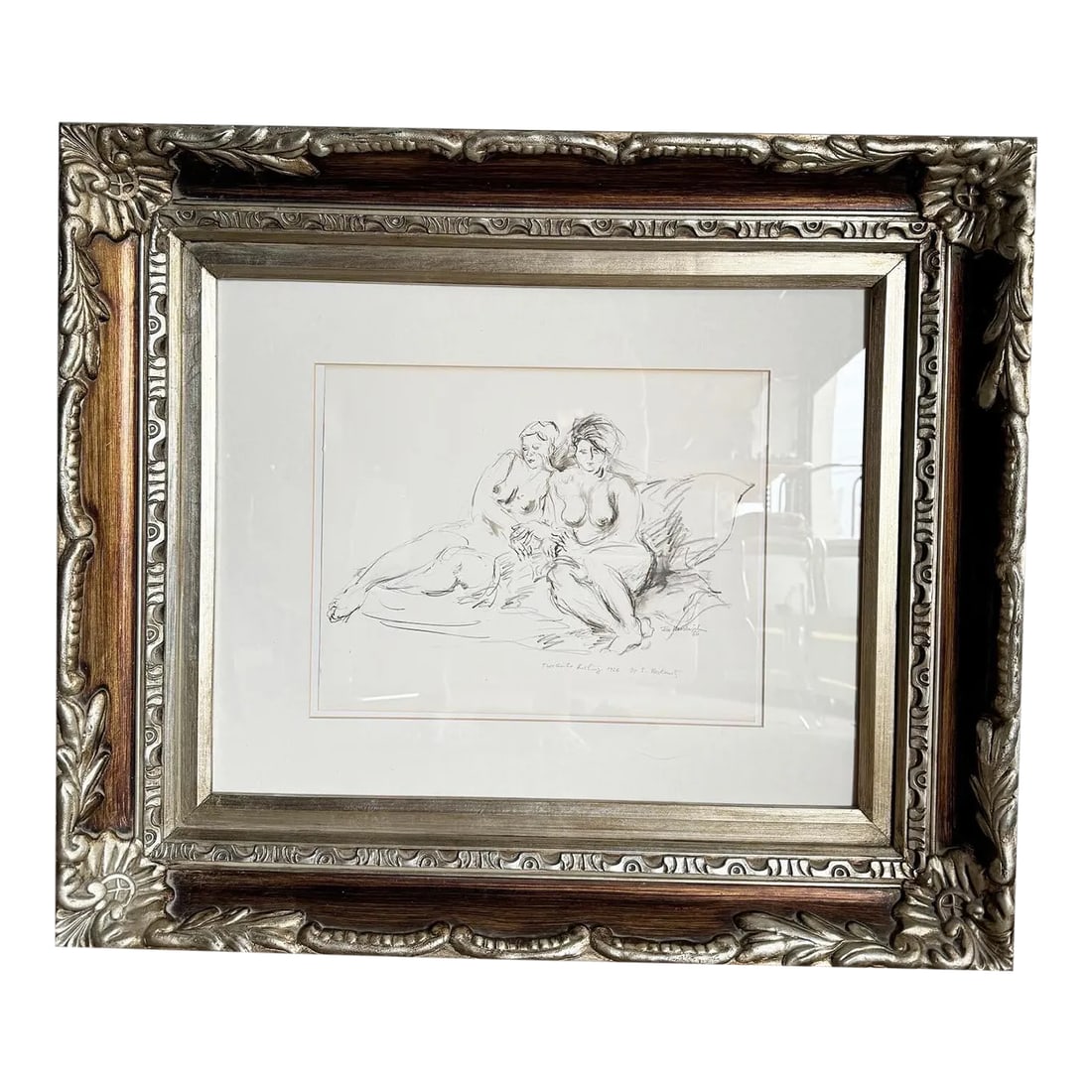 Framed Nude Art "two Girls Reclining" by Ira Moskowitz: Delve into the world of artistic mastery with "Two Girls Reclining," a captivating framed nude art piece by the acclaimed artist Ira Moskowitz. This exquisite artwork showcases Moskowitz's exceptional