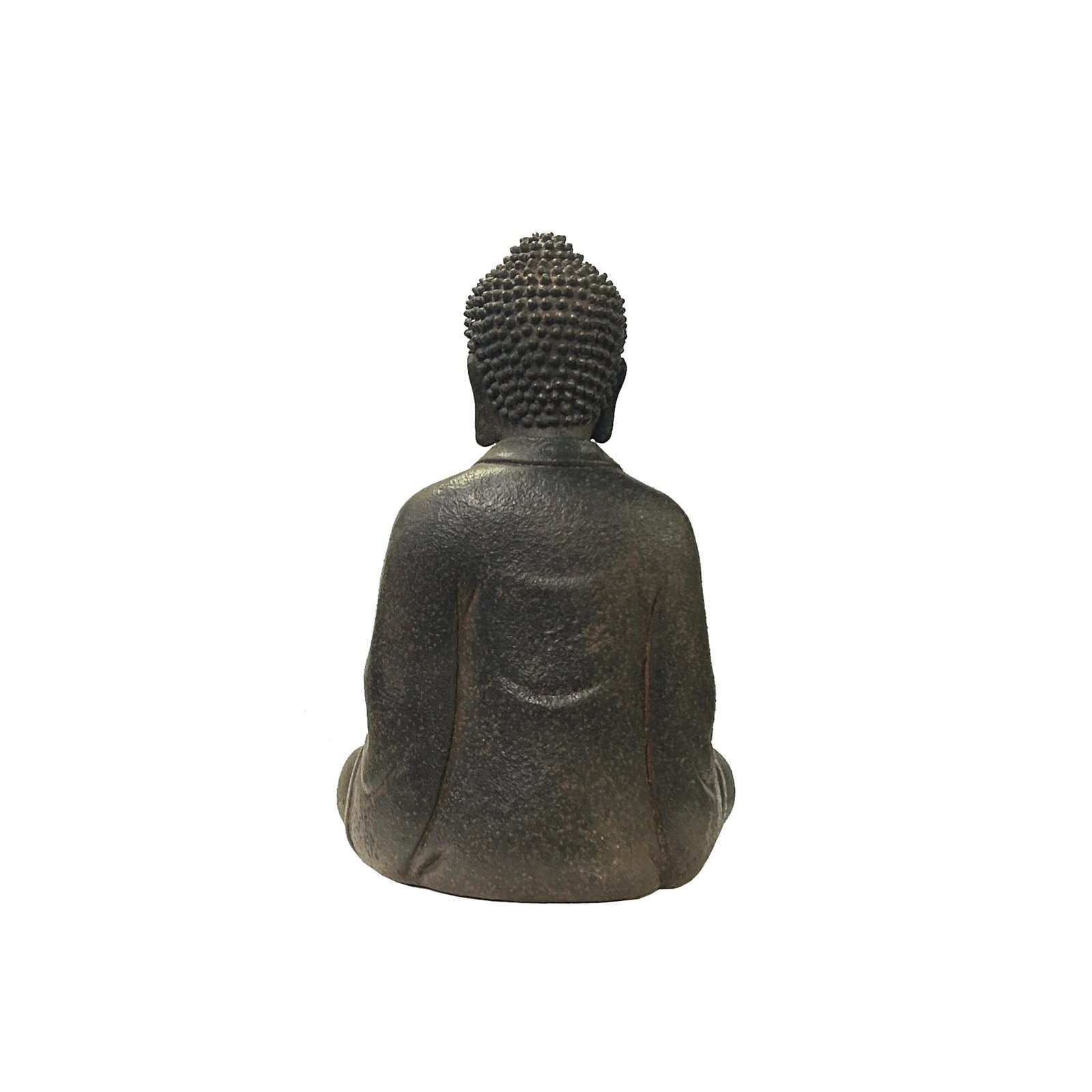 Iron Rustic Sitting Buddha Gautama Amitabha Shakyamuni Statue - 2