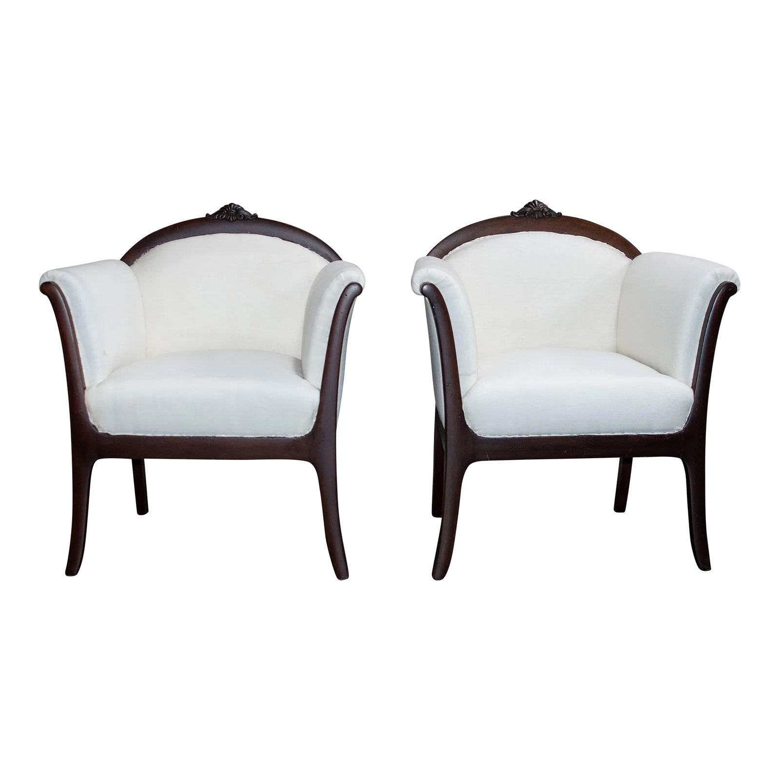Pair of Swedish Grace Arm Chairs - Com Ready (1 of 5)