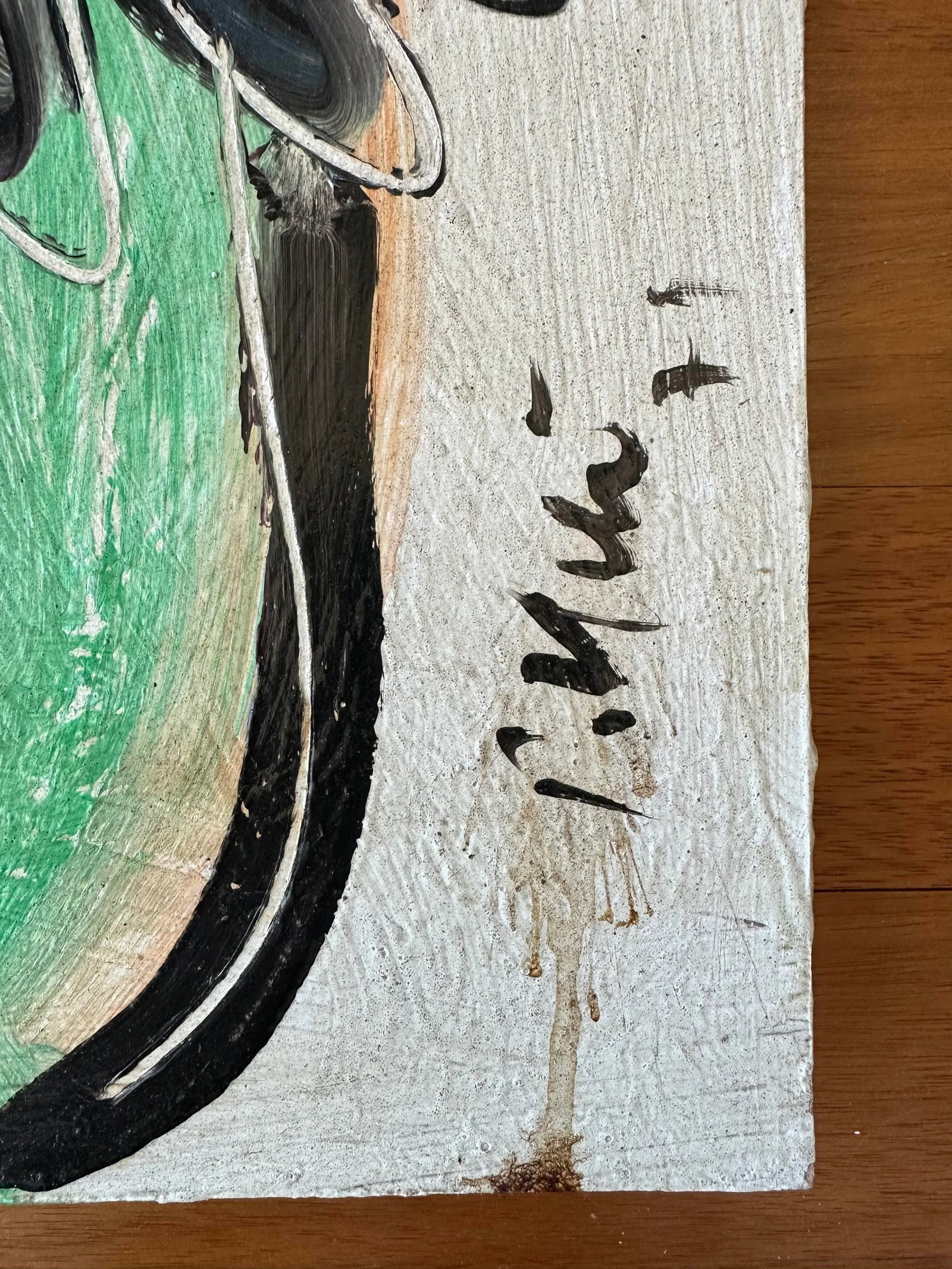 1977 Titled Original Peter Keil Painting - Junge Wilde Collection - 5