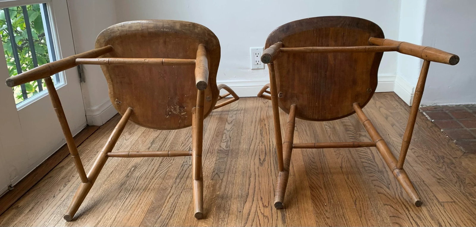 Mid 20th Century Vintage Crown Back Side Chair, Set of 2 - 8