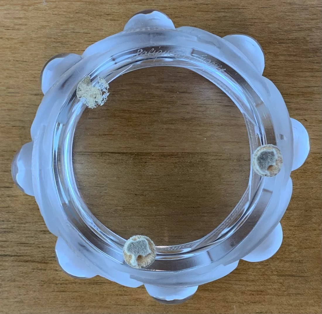 Mid 20th Century Vintage René Lalique Round Crystal Bowl - 10