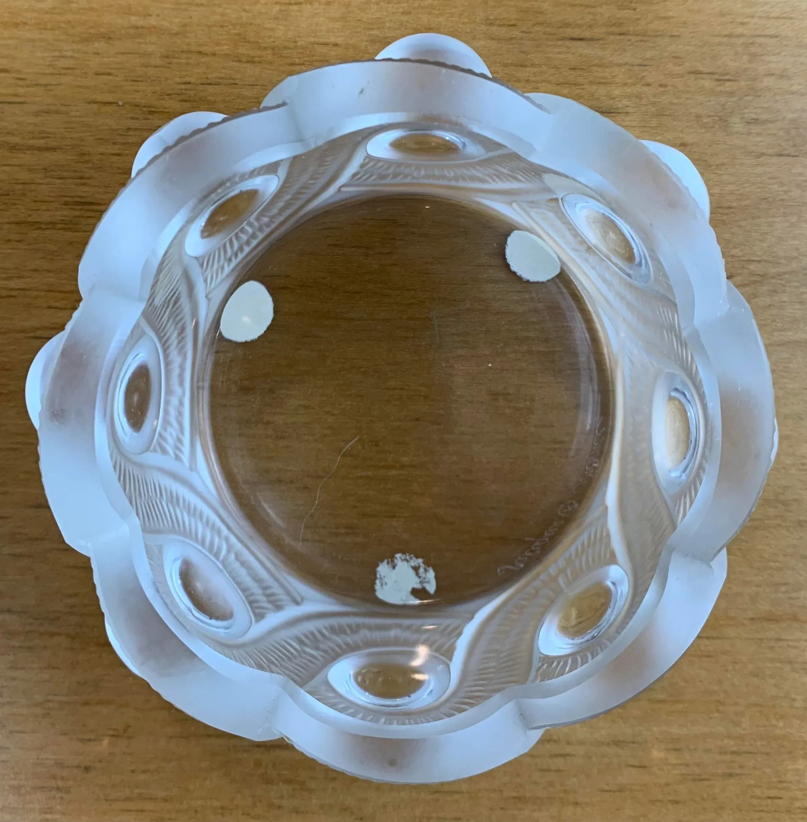 Mid 20th Century Vintage René Lalique Round Crystal Bowl - 3