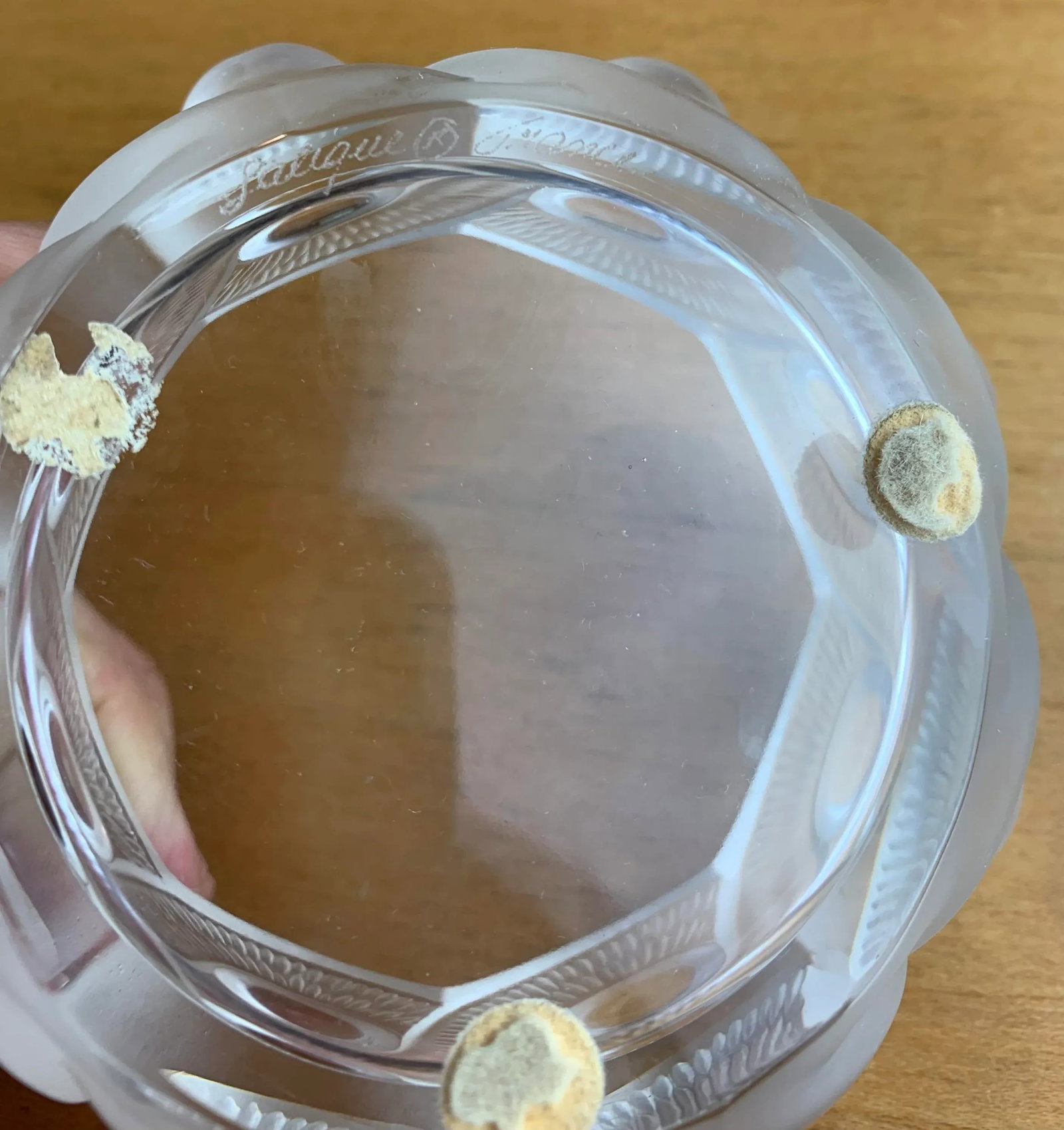 Mid 20th Century Vintage René Lalique Round Crystal Bowl - 7