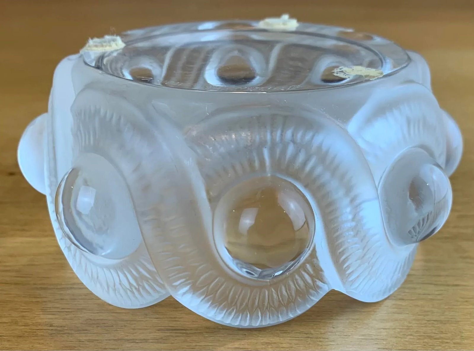 Mid 20th Century Vintage René Lalique Round Crystal Bowl - 8
