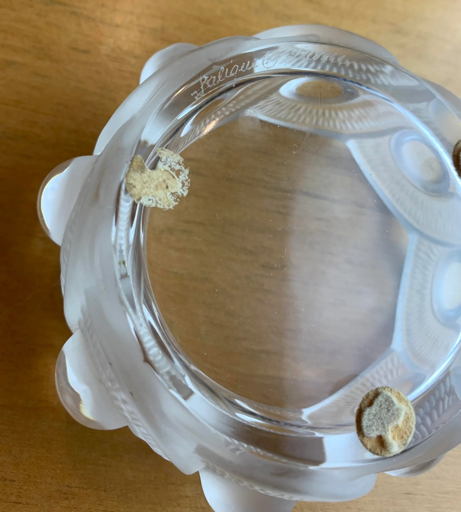 Mid 20th Century Vintage René Lalique Round Crystal Bowl - 9