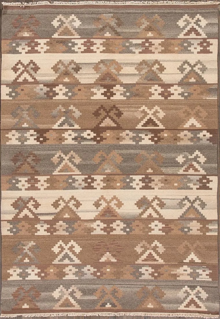 21st Century Navajo-Style Kilim Rug, 6' 9" X 9 ' 11" - 6