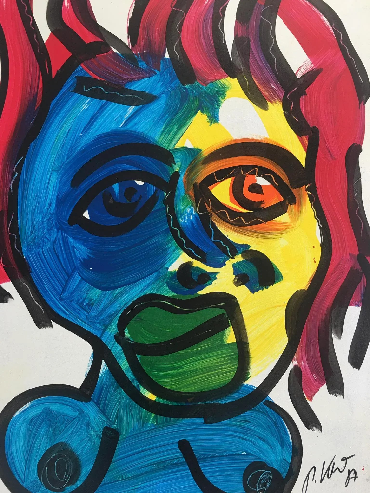 Peter Keil Abstract Painting, 1987 - 2