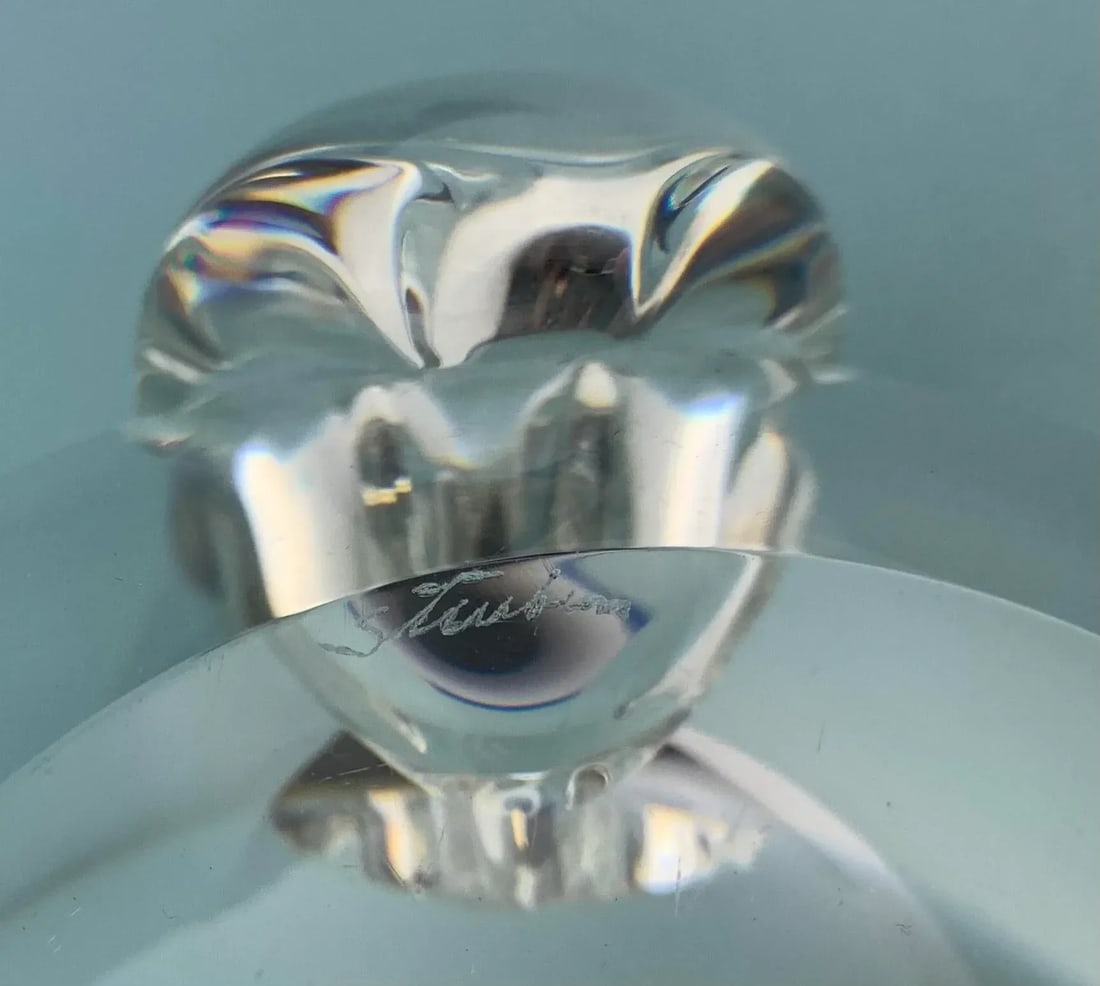 Vintage Stuben Crystal Ashtray - 7