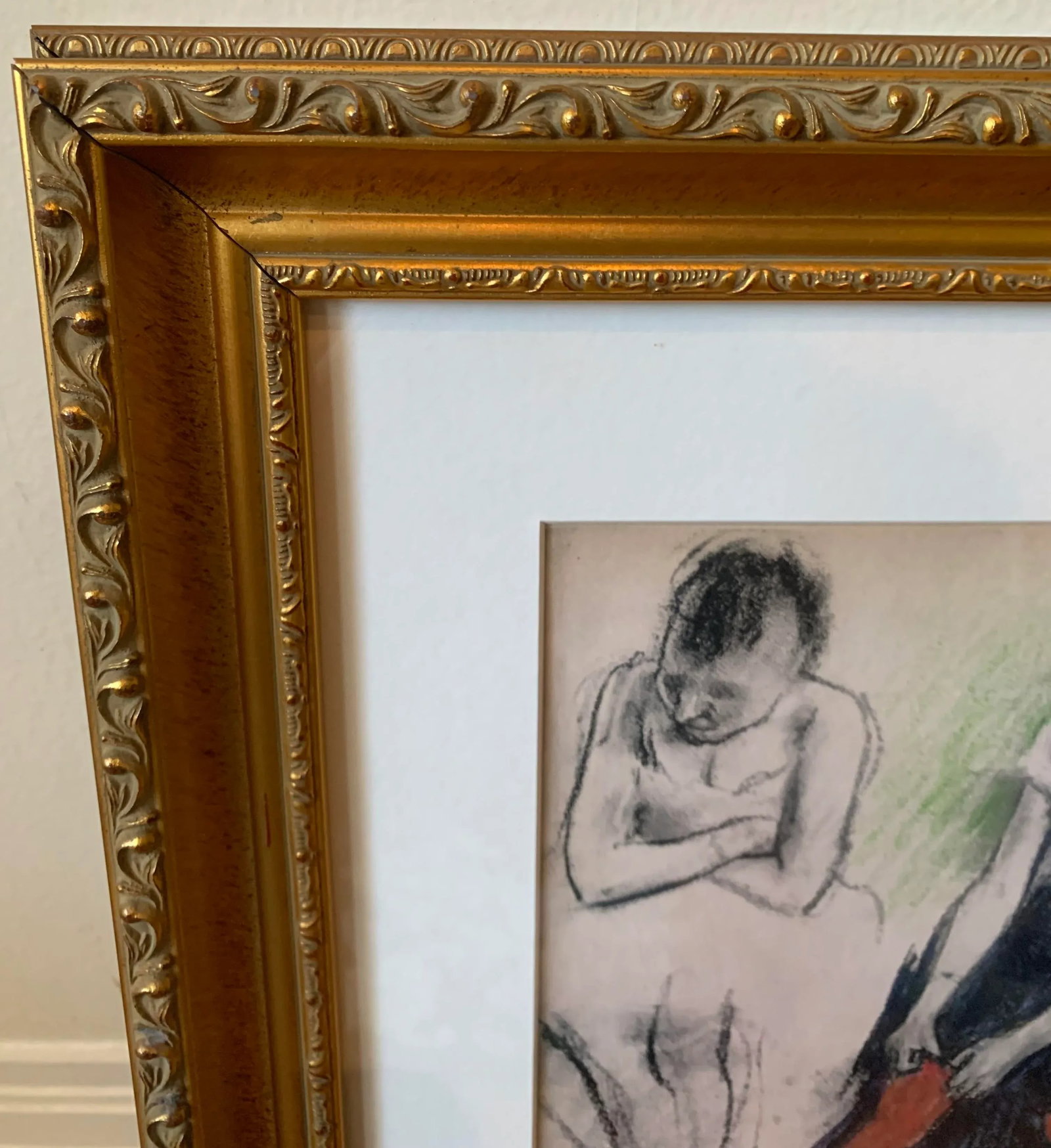 1950s Framed Print of Edgar Degas's "Danseuse Aux Bas Rouges" - 3
