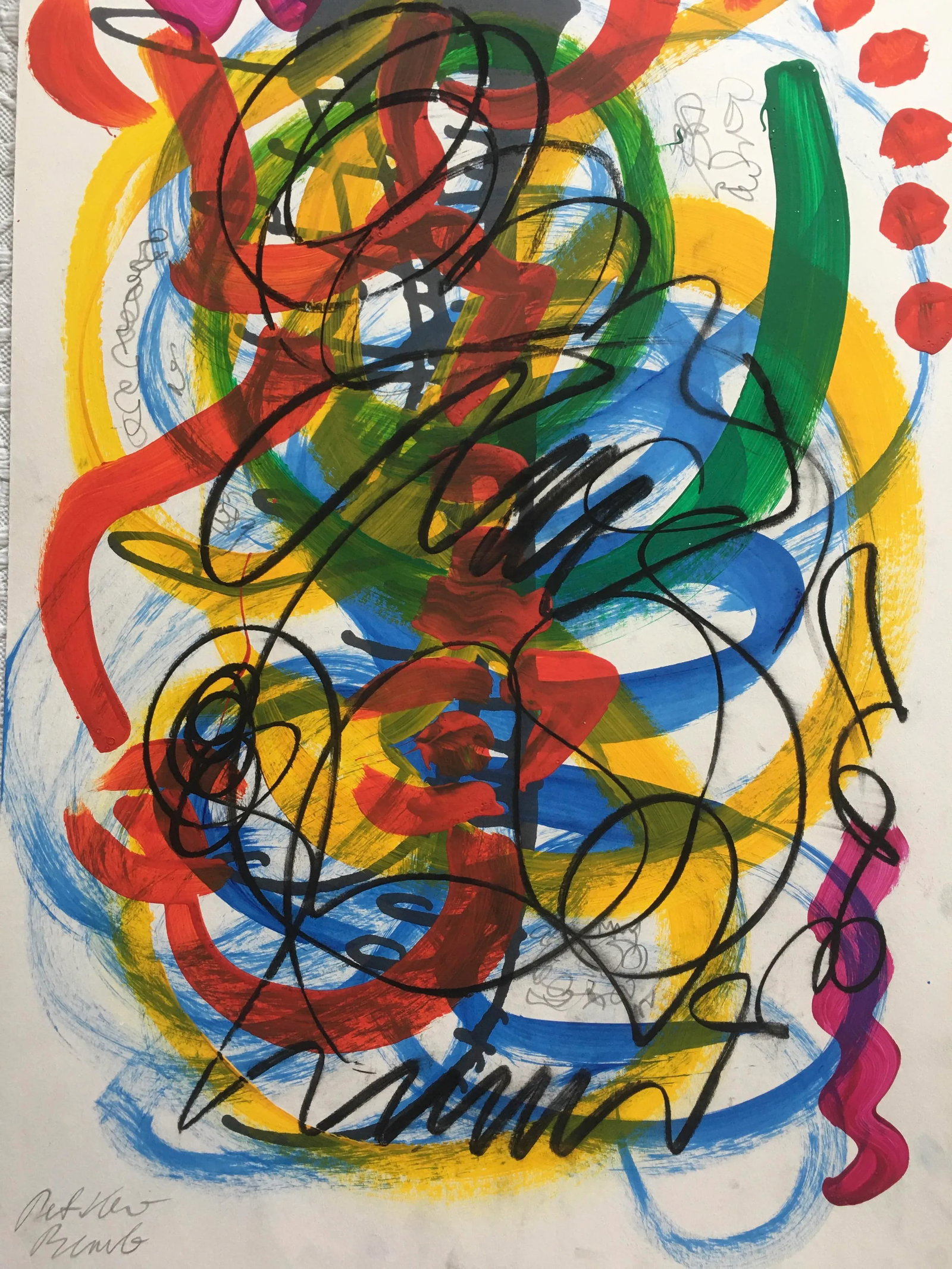 Peter Keil Abstract Painting, Berlin - 2