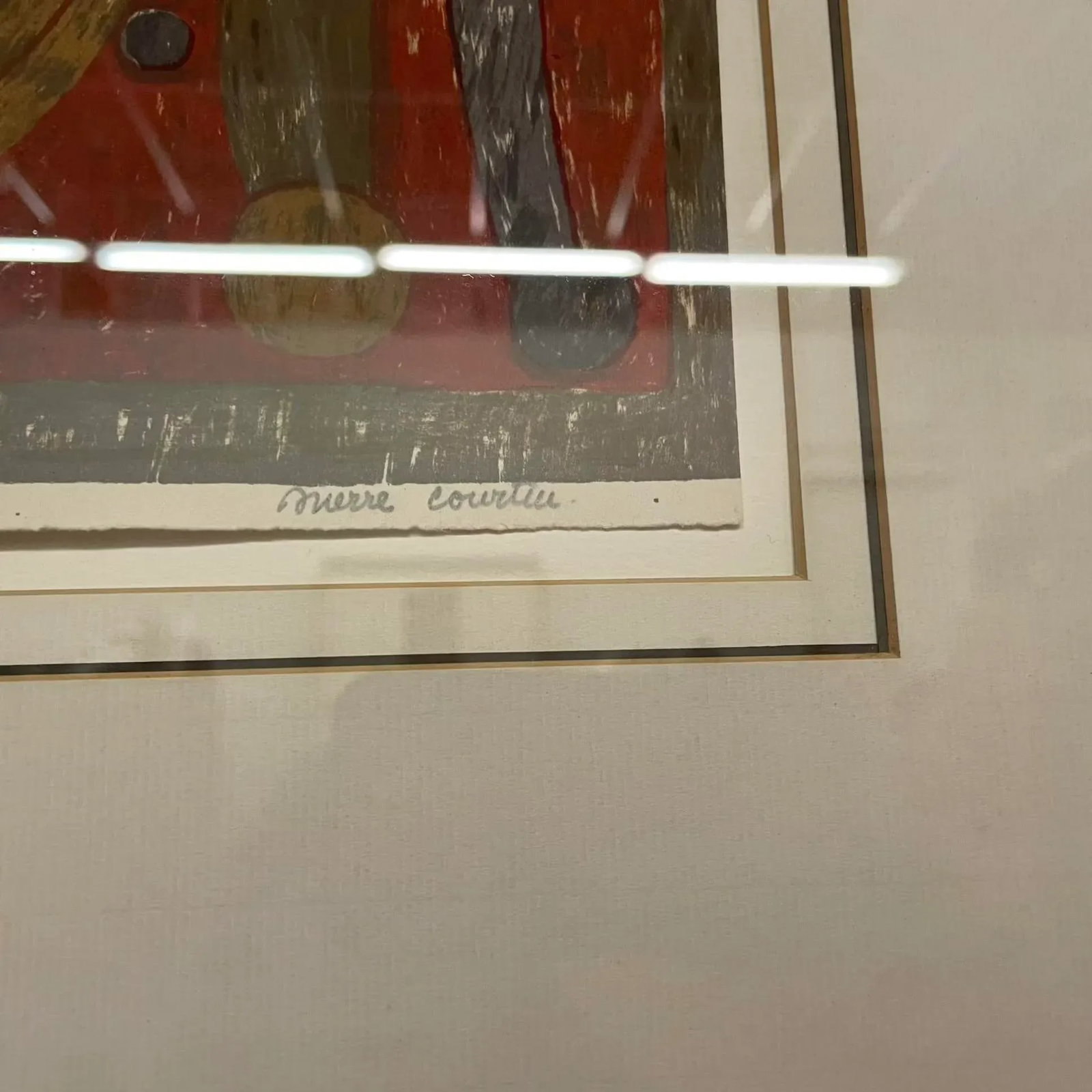 Pierre Courtin Lithograph, "Paul Six Ans" 1971 S/N - 2