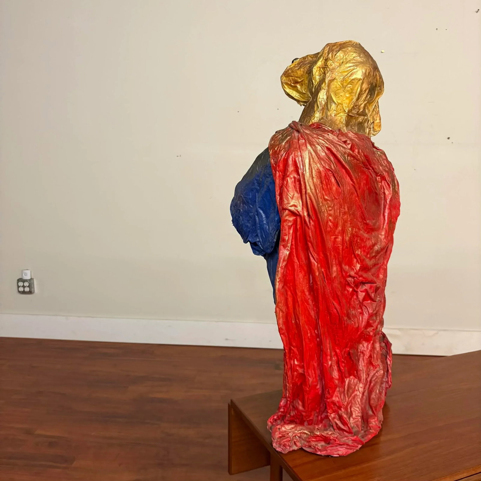 Superdog Paper Mâché Sculpture - Vintage Whimsical Decor - 7