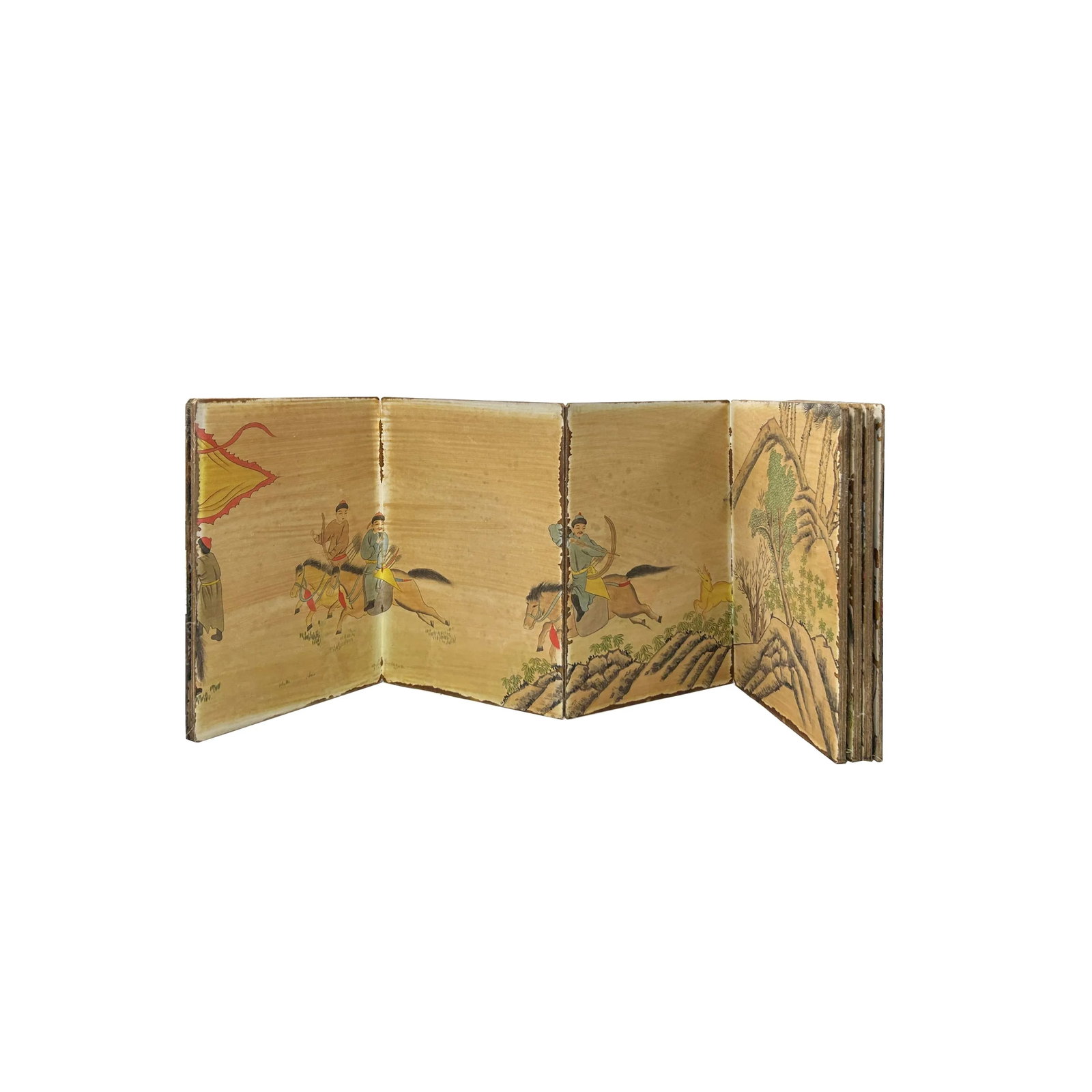 Vintage Chinese Ancient Story Graphic Album Book Display Art Jk302s - 2