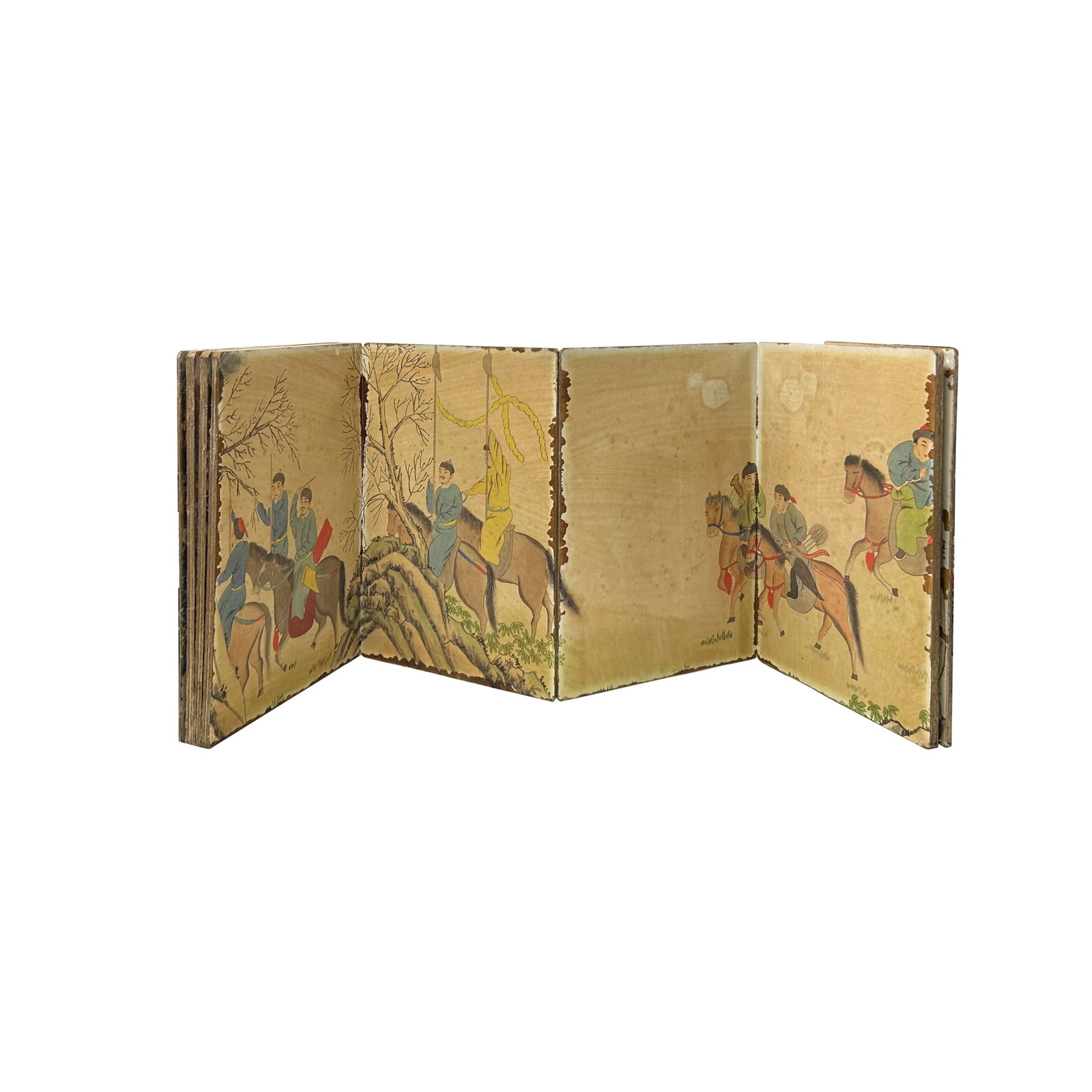 Vintage Chinese Ancient Story Graphic Album Book Display Art Jk302s - 3