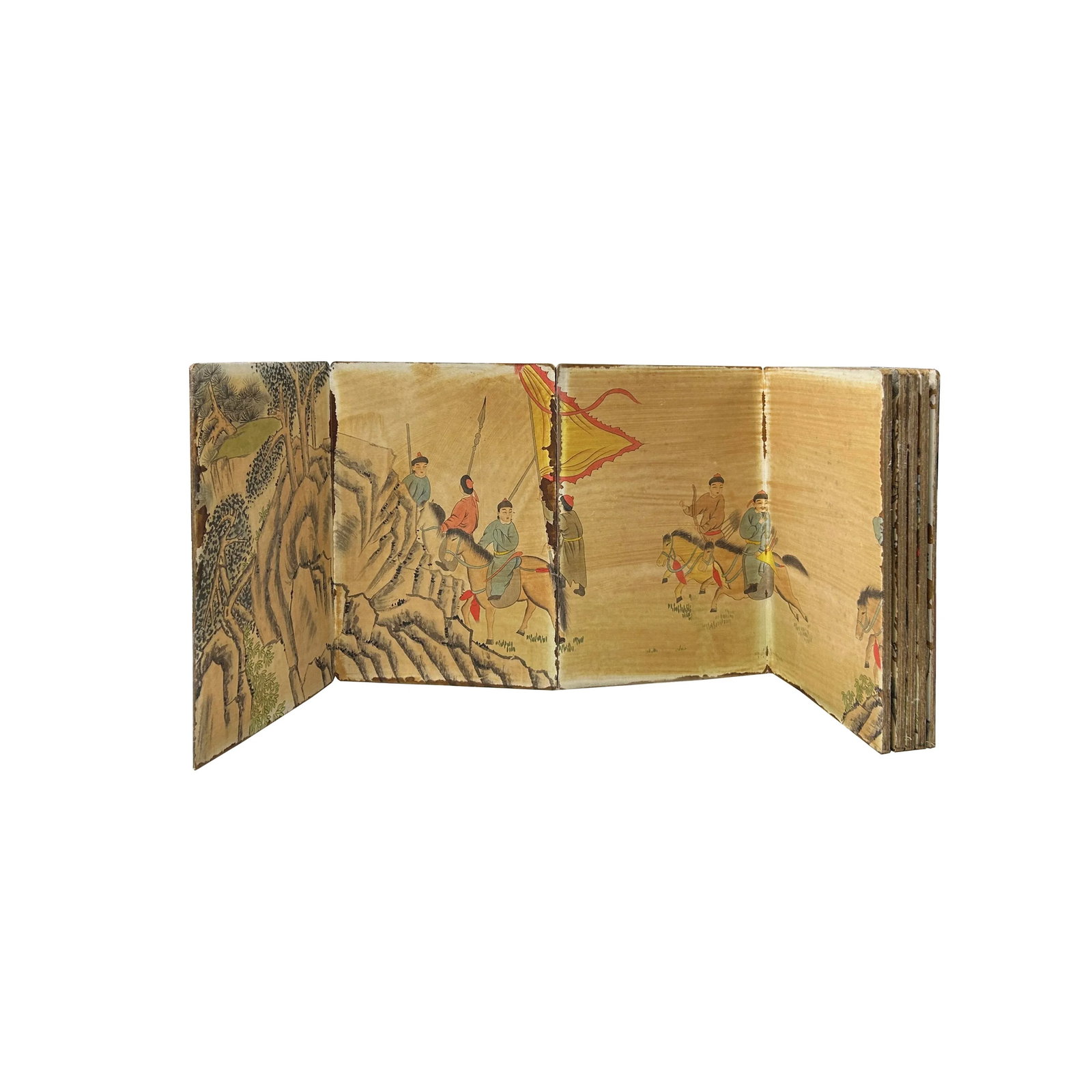 Vintage Chinese Ancient Story Graphic Album Book Display Art Jk302s - 4