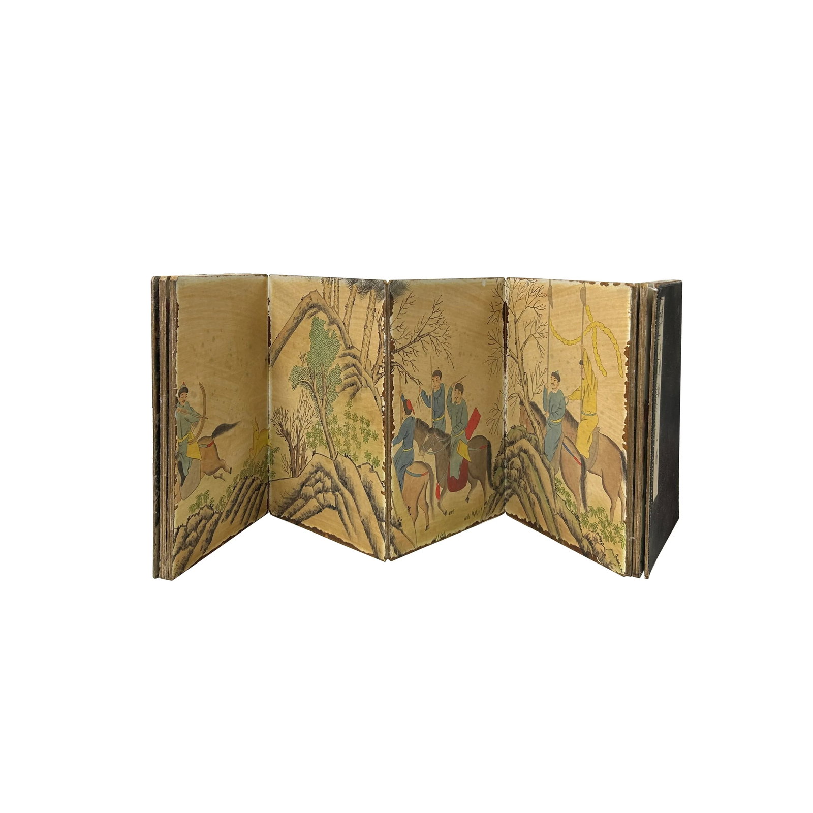 Vintage Chinese Ancient Story Graphic Album Book Display Art Jk302s - 7