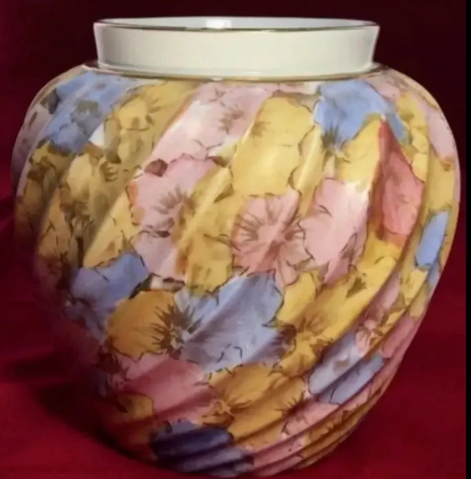 Antique Floral Porcelain Vase Ejd Bodley - 13