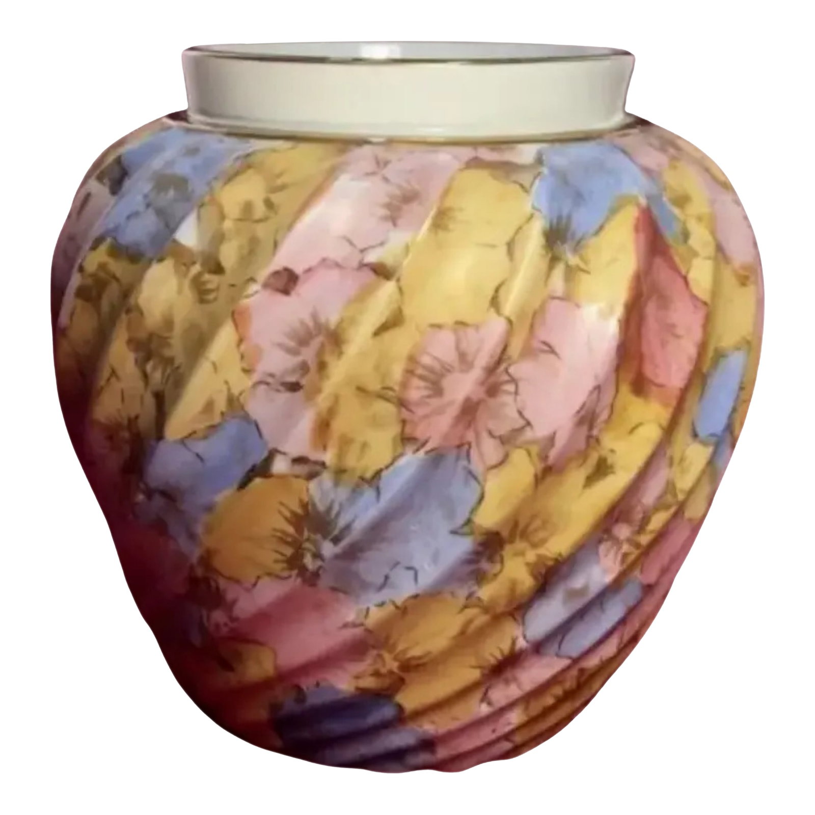 Antique Floral Porcelain Vase Ejd Bodley: This beautiful porcelain vase, manufactured by the Edwin J. D. Bodley Pottery Company in Burslem, England, dates back to the 1880s. It radiates vibrant charm, adorned with a rich and exuberant