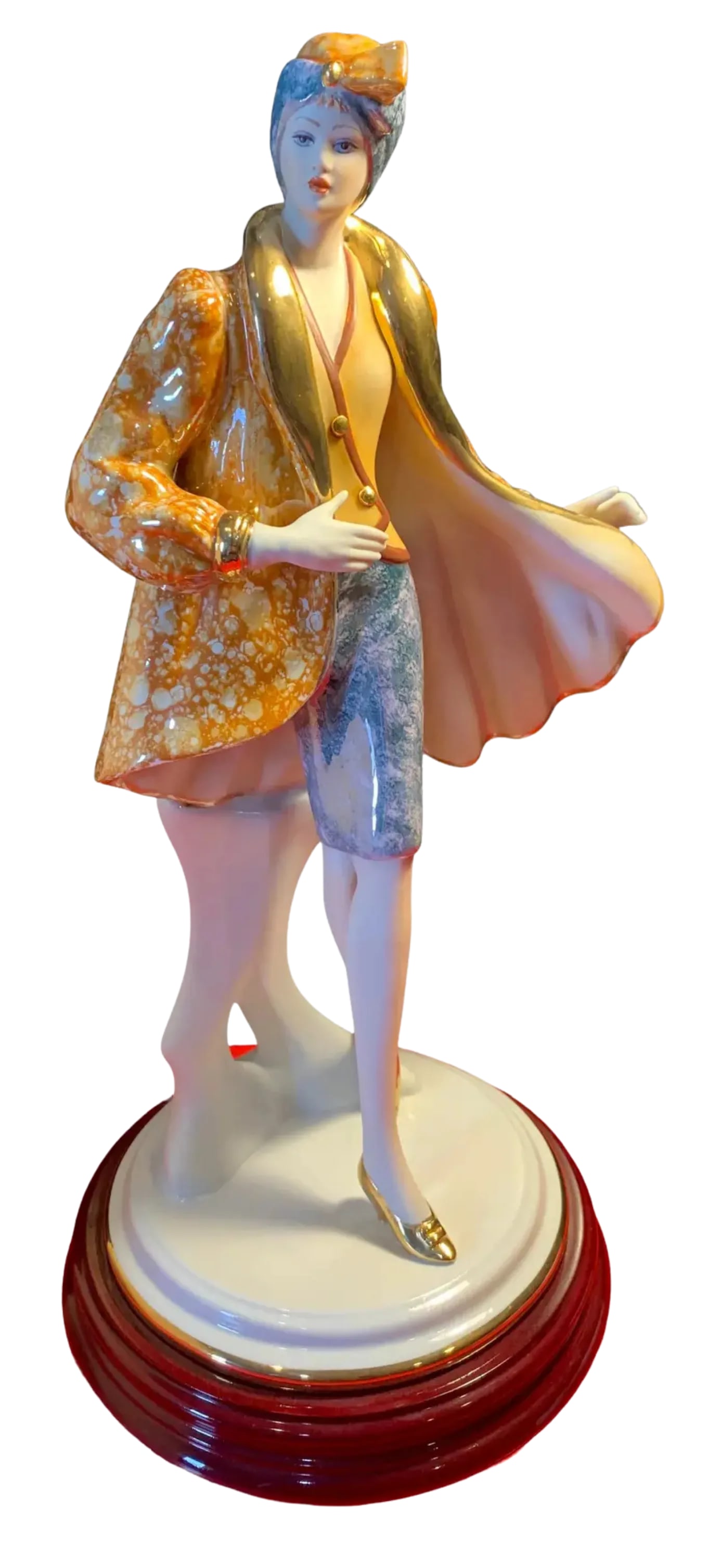 Capodimonte Porcelain by Germano Cortese Woman Modeling - 11