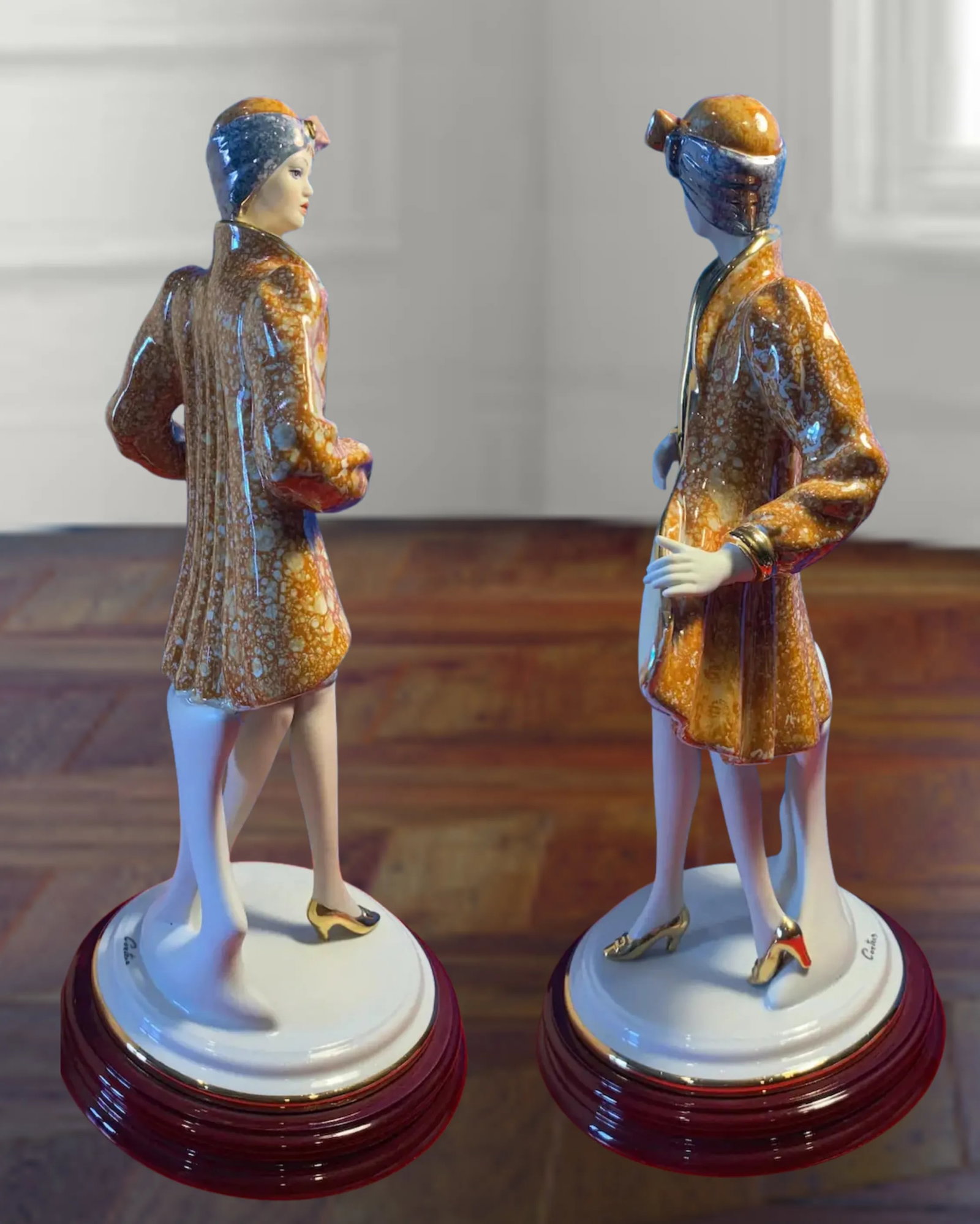 Capodimonte Porcelain by Germano Cortese Woman Modeling - 13