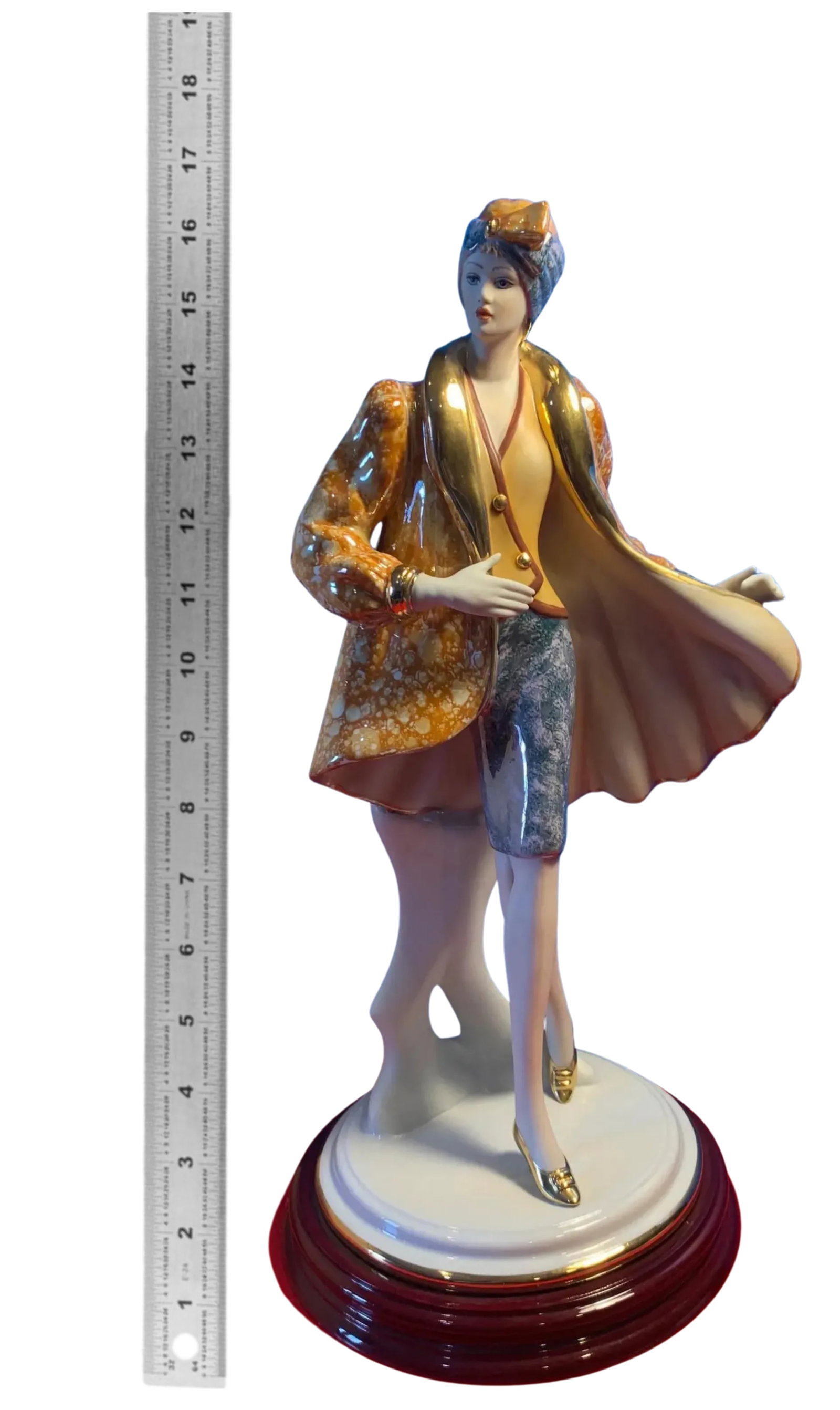 Capodimonte Porcelain by Germano Cortese Woman Modeling - 18