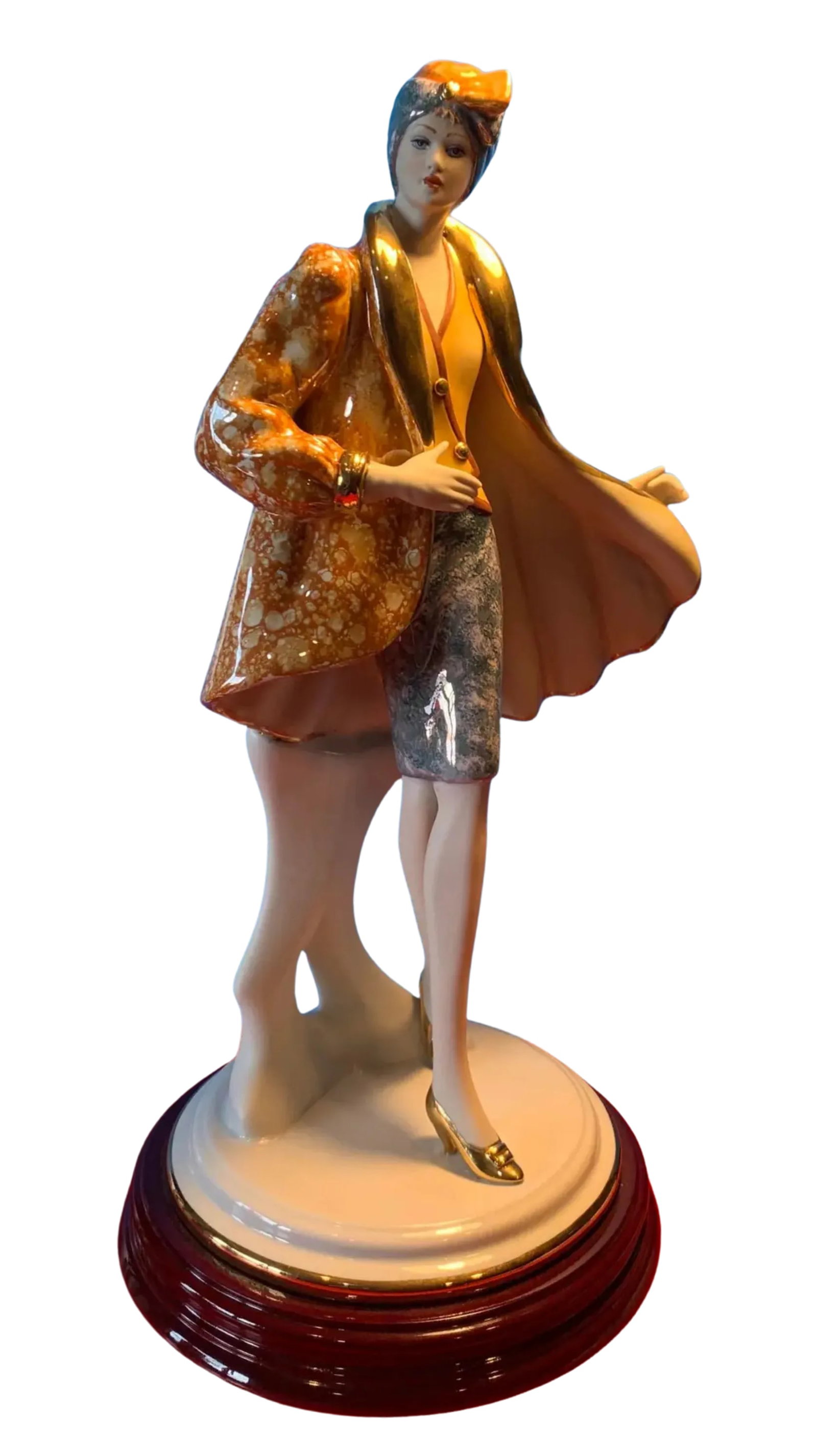 Capodimonte Porcelain by Germano Cortese Woman Modeling - 5
