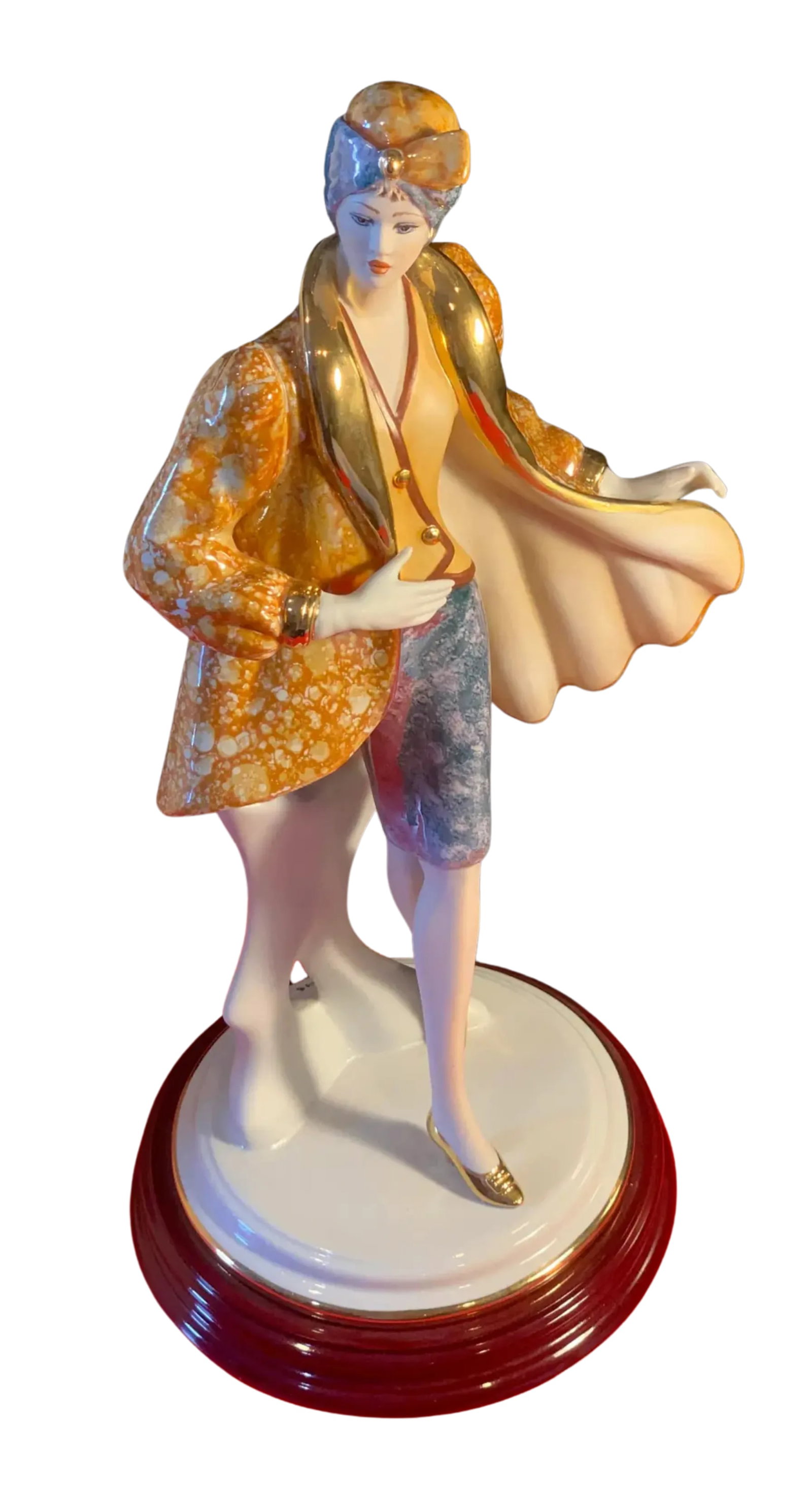 Capodimonte Porcelain by Germano Cortese Woman Modeling - 7