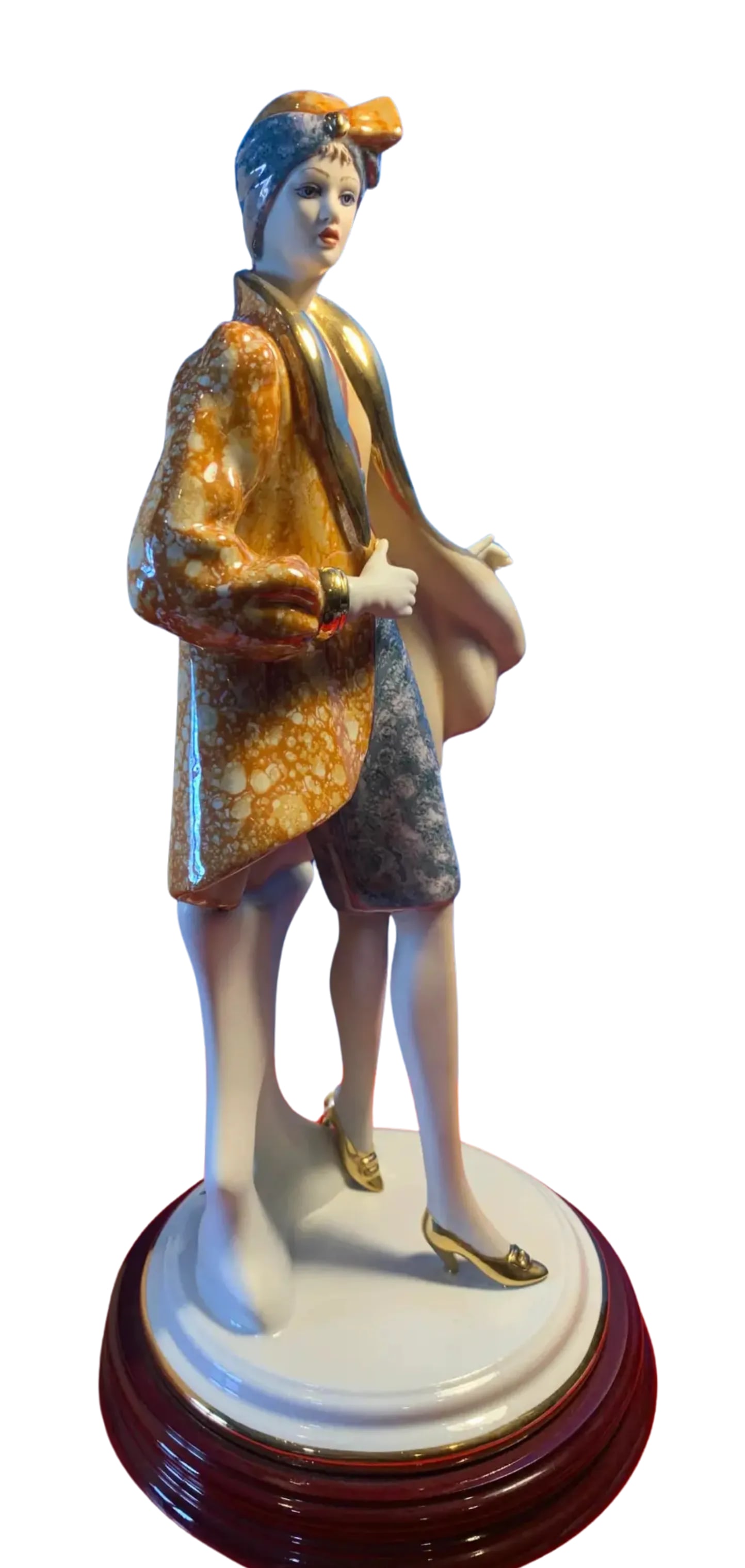 Capodimonte Porcelain by Germano Cortese Woman Modeling - 9