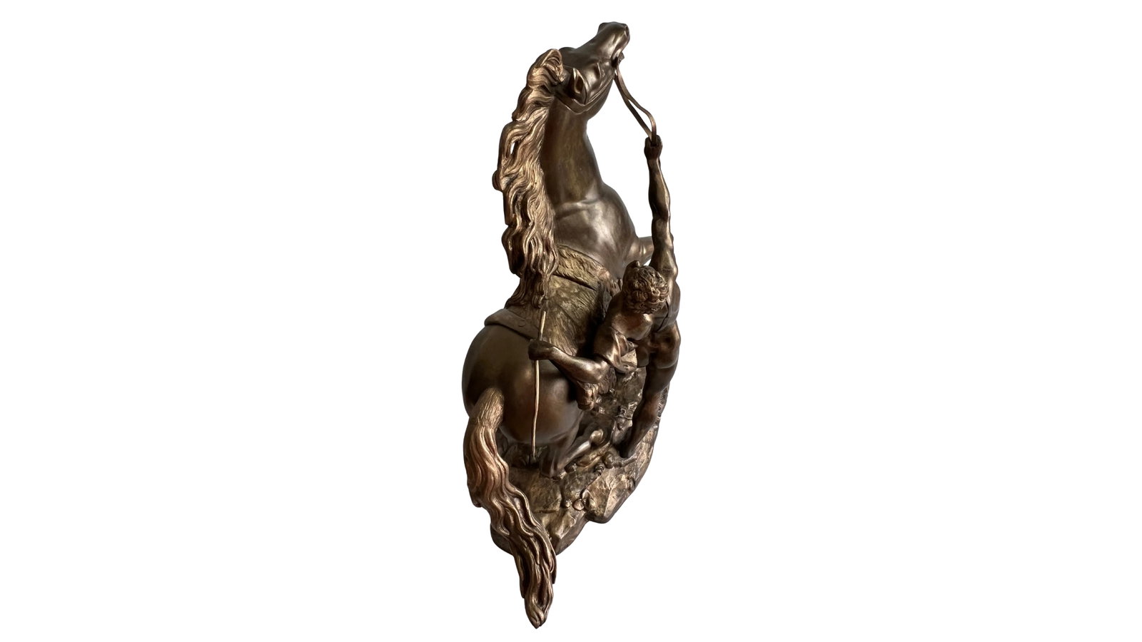 Antique Bronze Sculpture Styled After Cheval De Marly by Guillaume Coustou - 7