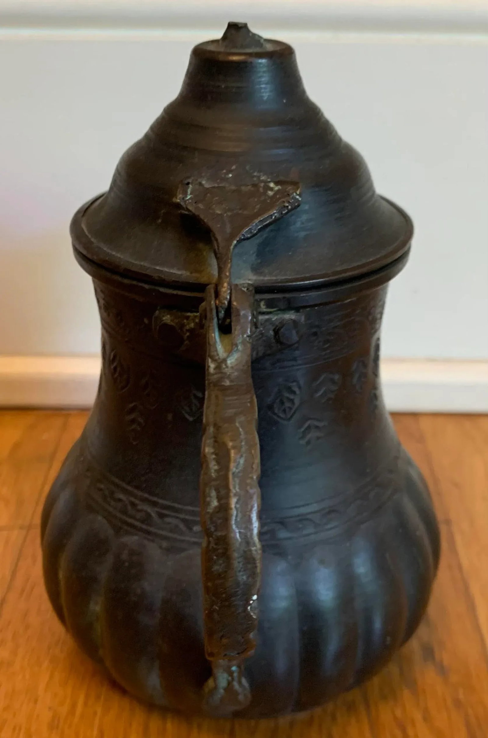 Antique Brass Turkish Teapot - 2