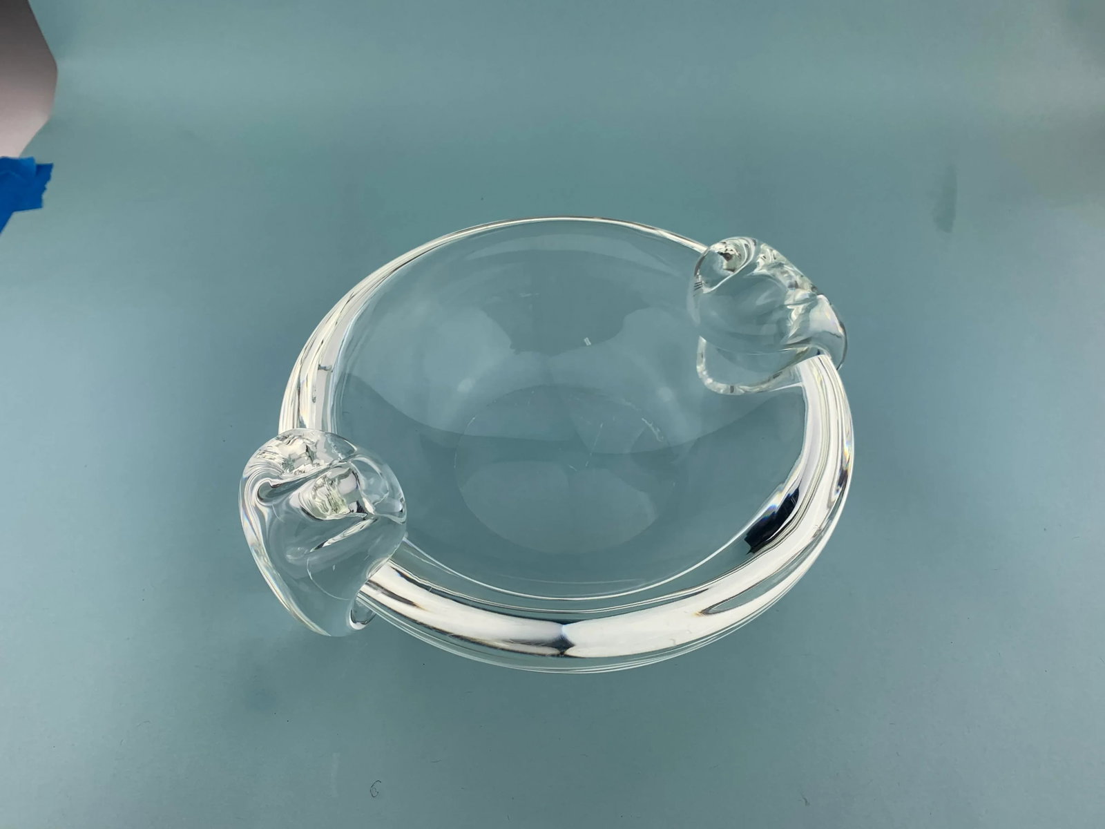 Vintage Stuben Crystal Cigar Ashtray - 3