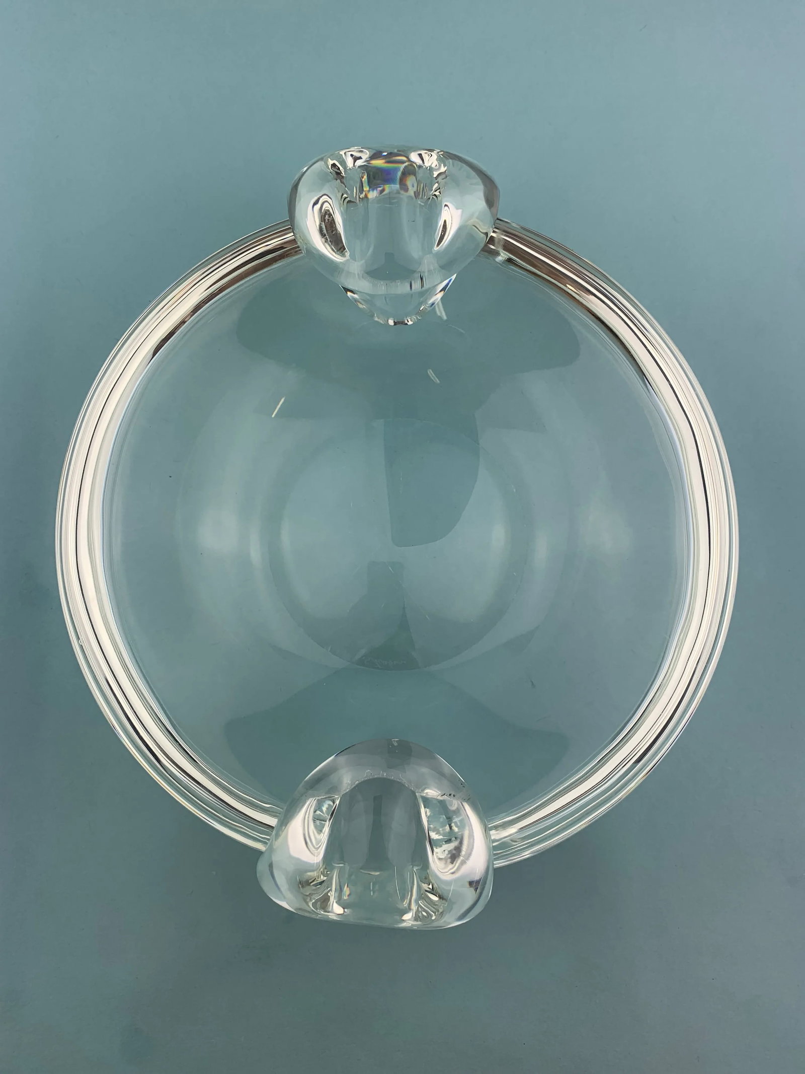 Vintage Stuben Crystal Cigar Ashtray - 6