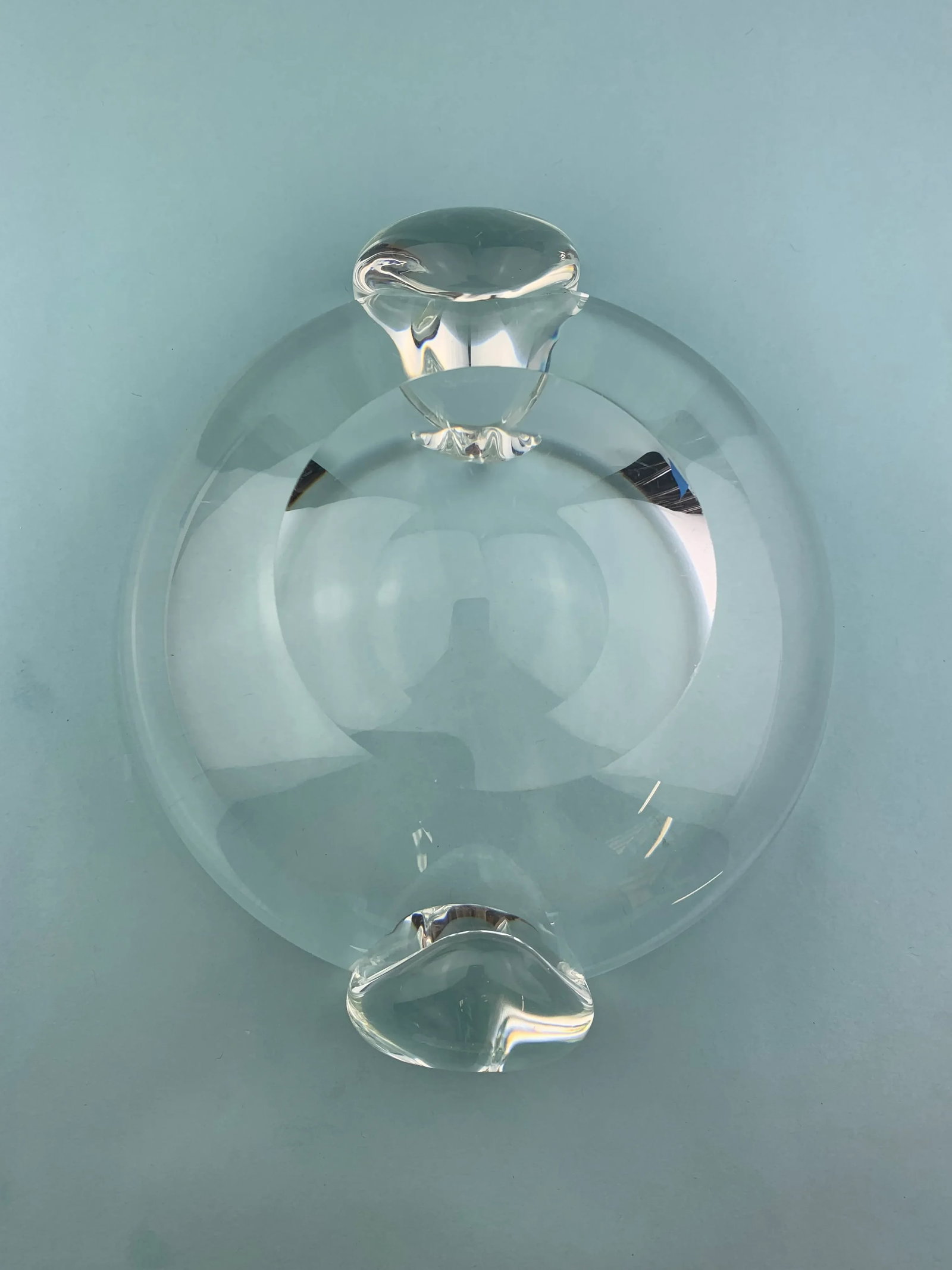 Vintage Stuben Crystal Cigar Ashtray - 8