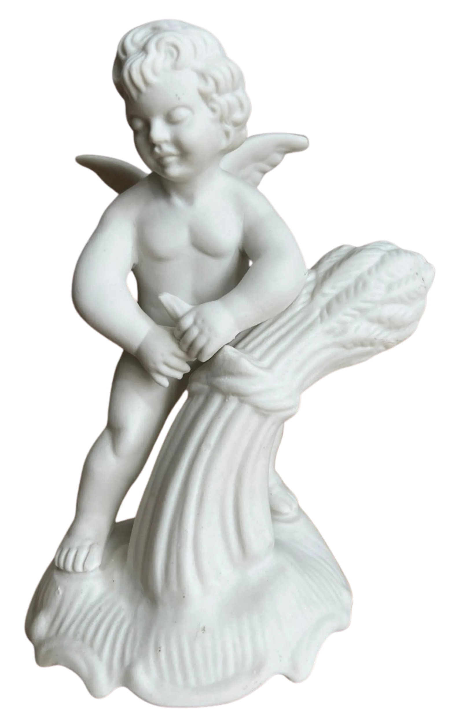 Mid-Century Dresden Bisque Cherubs and Young Child - A Set - 5