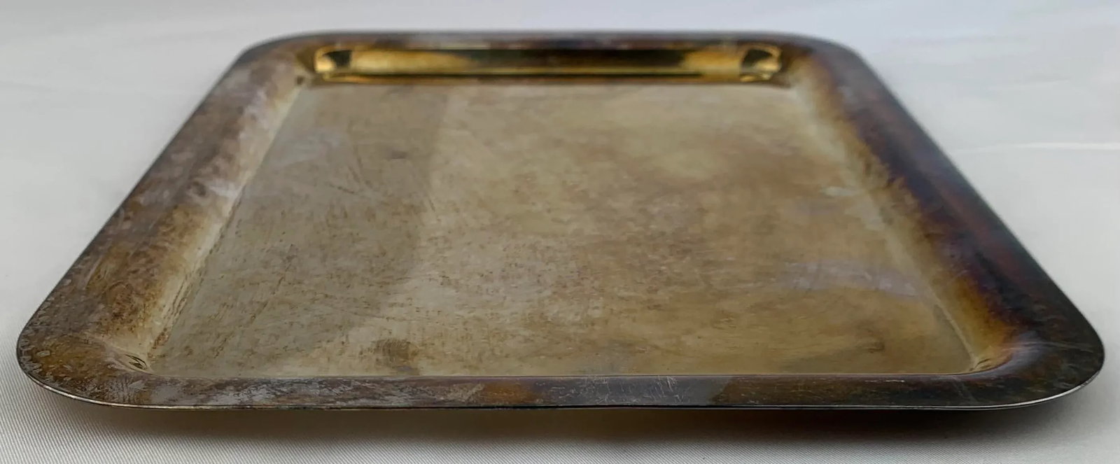 20th Century Silverplated Small Serving Tray - 3