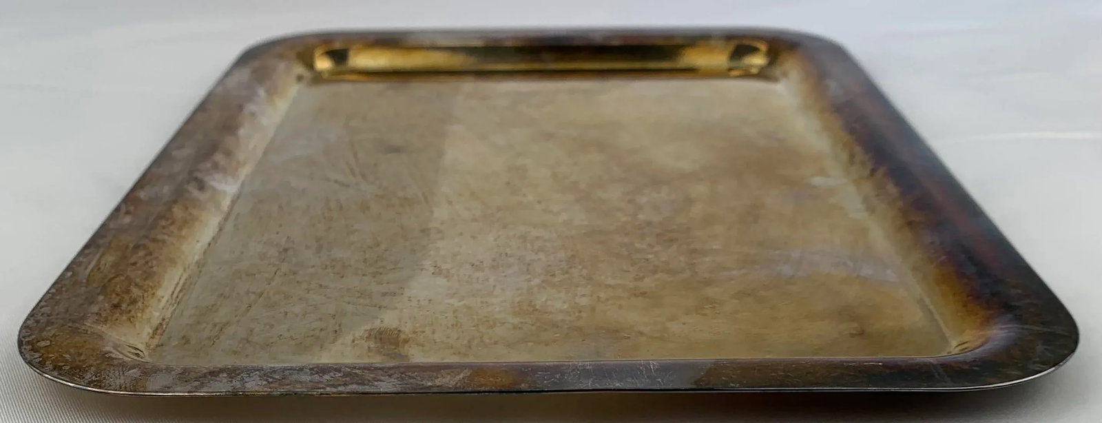 20th Century Silverplated Small Serving Tray - 4