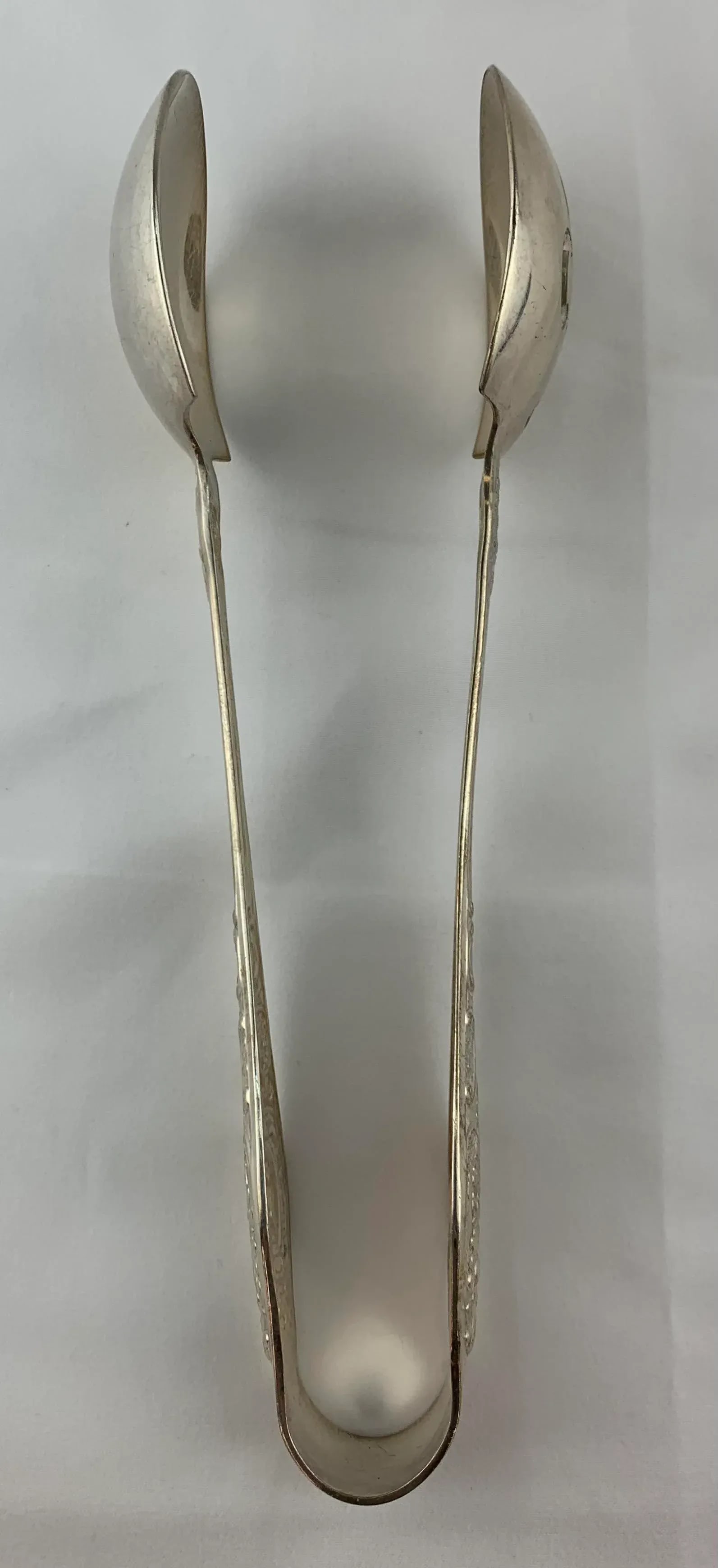Antique Silverplate Serving Tongs - 4