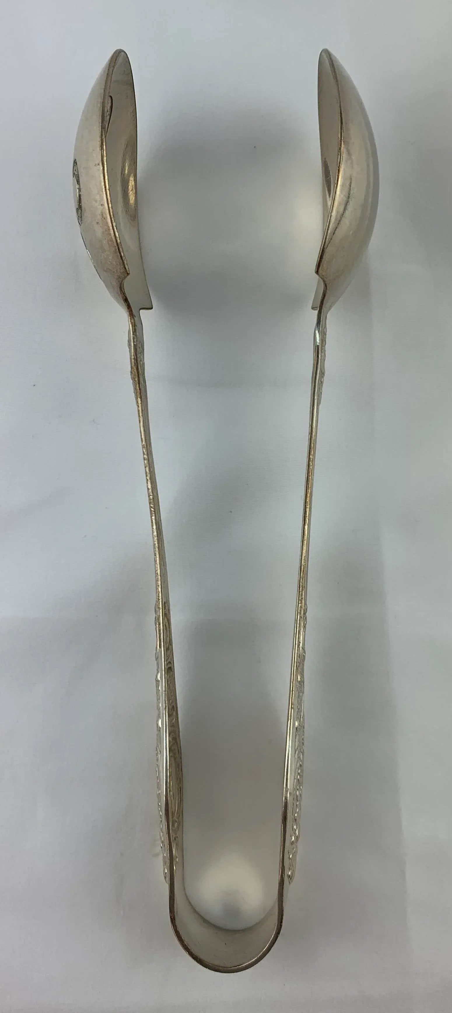 Antique Silverplate Serving Tongs - 5