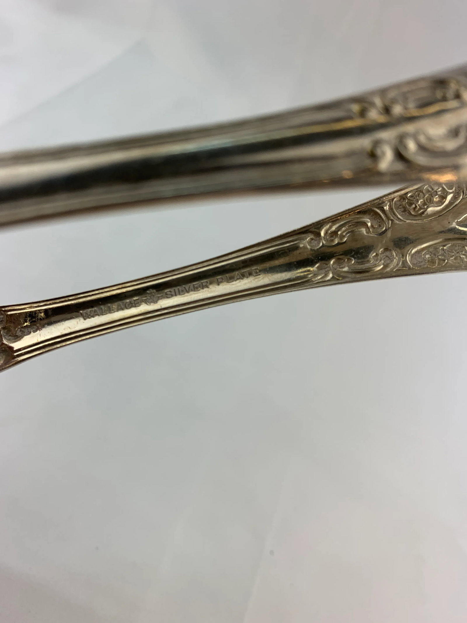 Antique Silverplate Serving Tongs - 7