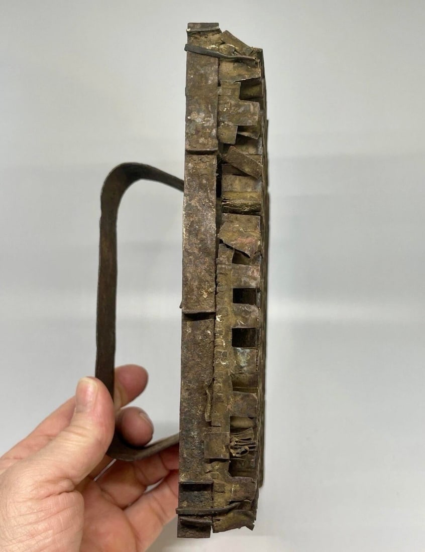 Antique Indonesian Copper Batik Textile Stamp, Tjap - 8