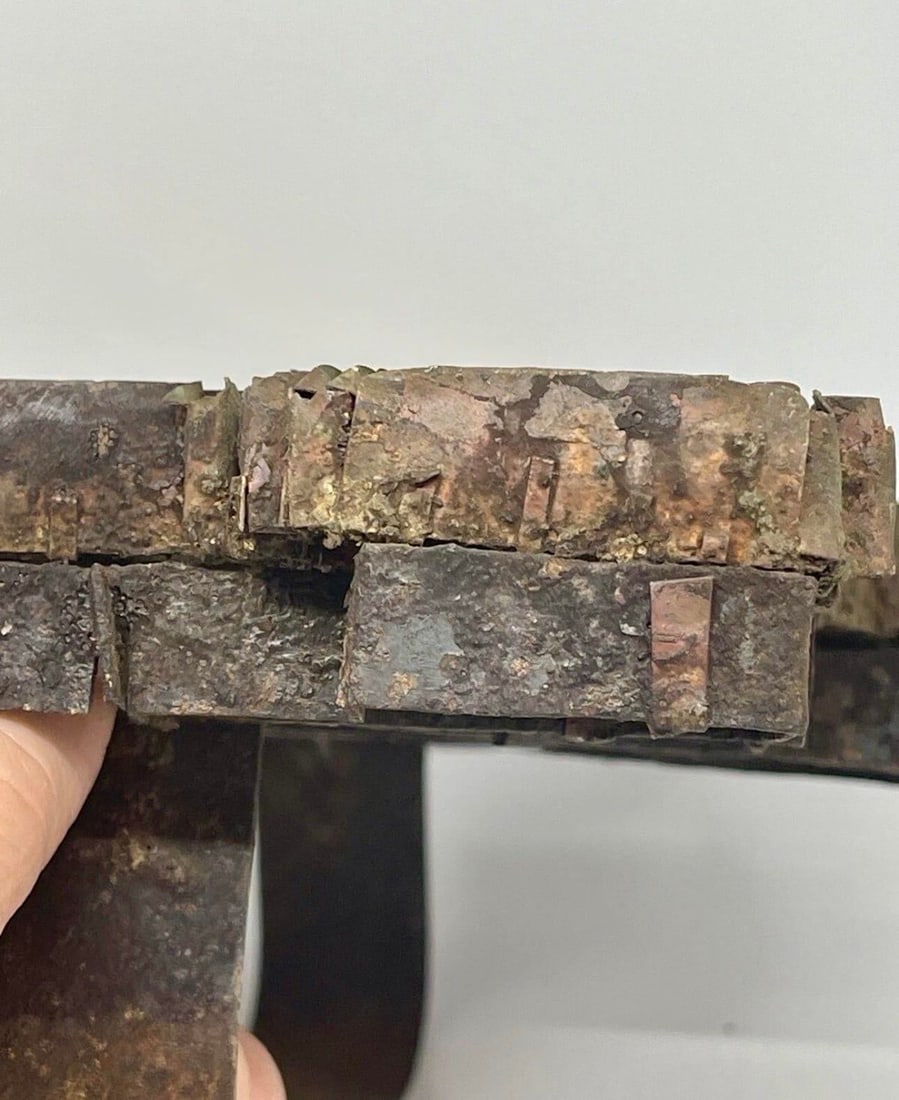 Antique Indonesian Copper Batik Textile Stamp, Tjap - 4