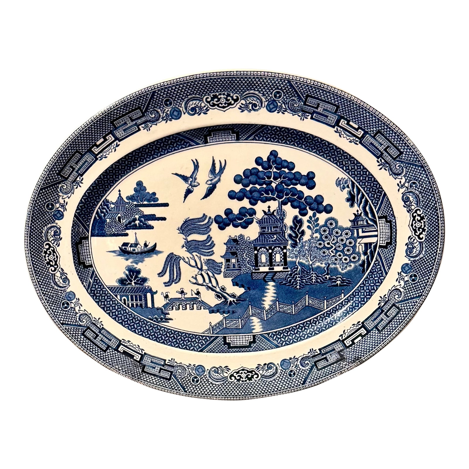 Blue Willow Serving Platter by Johnson Bros. (1 of 13)