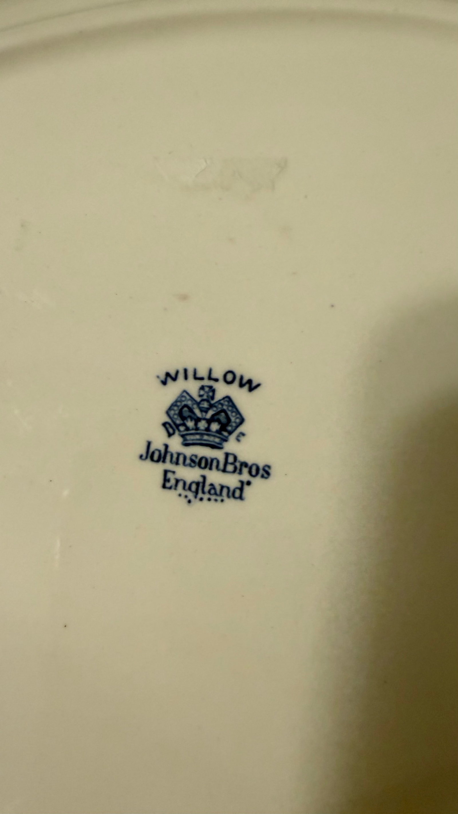 Blue Willow Serving Platter by Johnson Bros. - 9
