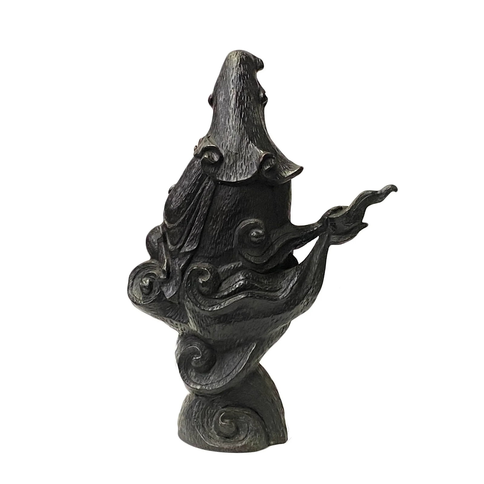 Fine Bronze Metal Tara Bodhisattva Kwan Yin Avalokite?vara Buddha Statue - 4