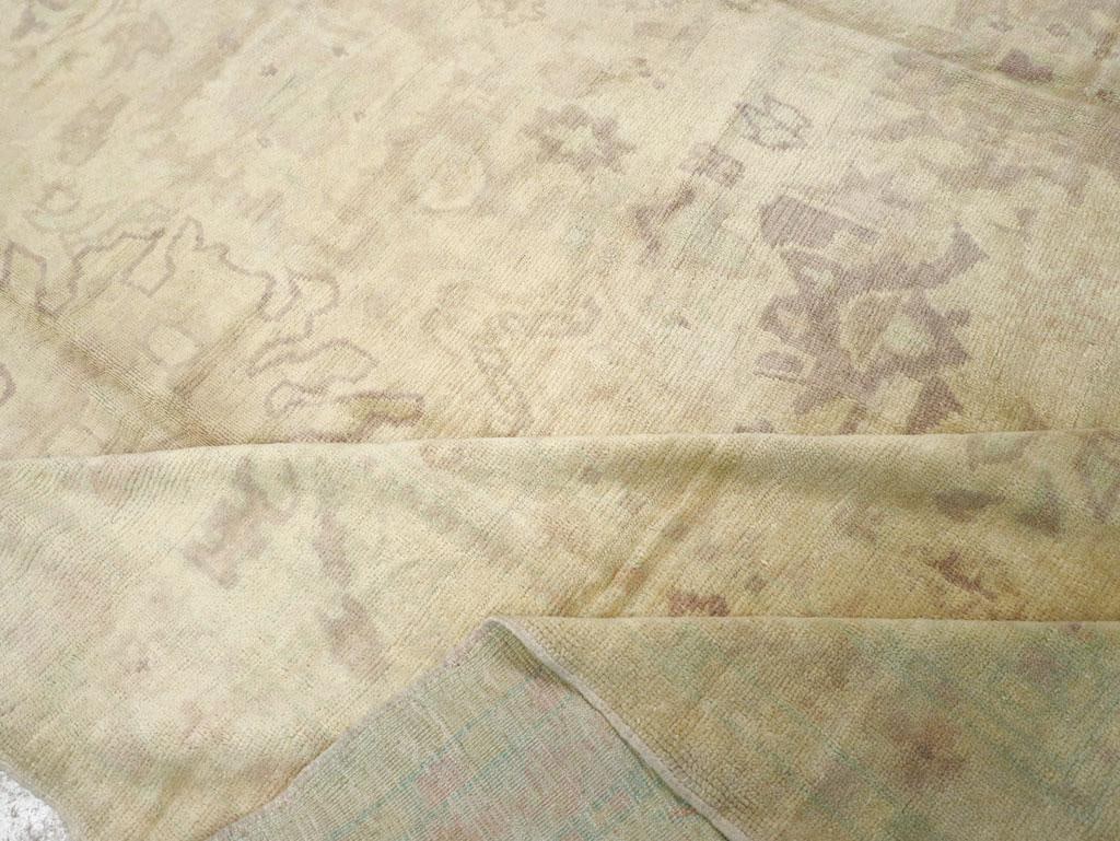 Galerie Shabab Collection Early 20th Century Turkish Oushak Room Size Carpet - 7