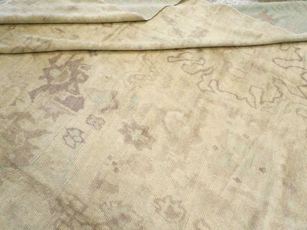 Galerie Shabab Collection Early 20th Century Turkish Oushak Room Size Carpet - 8