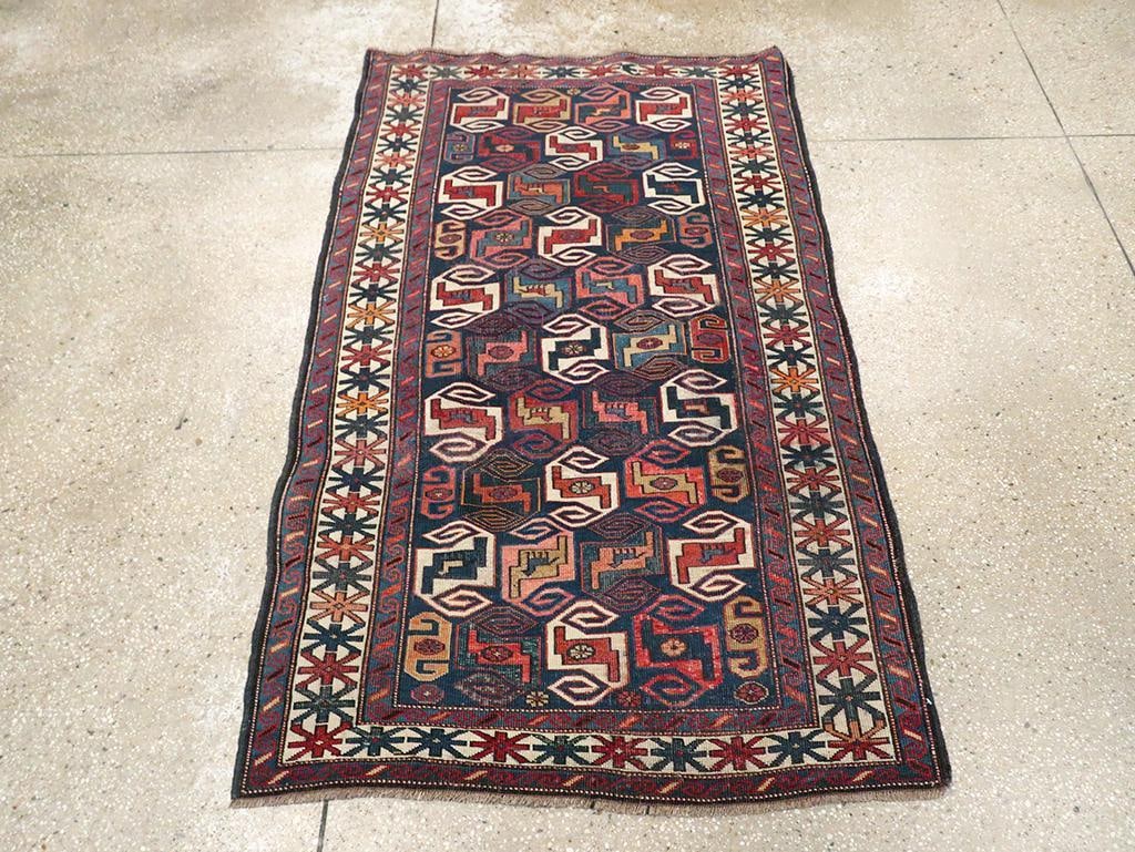 Galerie Shabab Collection Early 20th Century Caucasian Kuba Throw Rug - 2