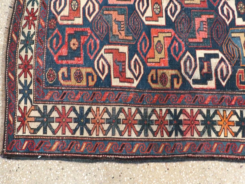 Galerie Shabab Collection Early 20th Century Caucasian Kuba Throw Rug - 5